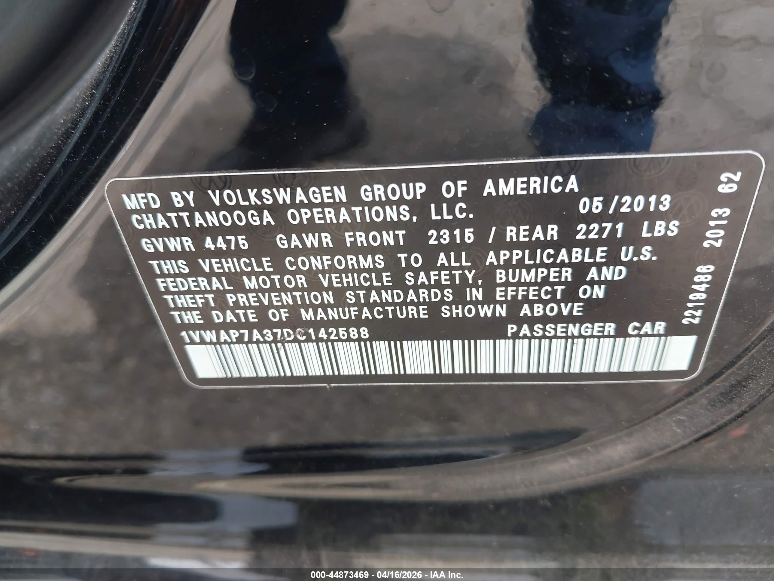 VOLKSWAGEN PASSAT image 9
