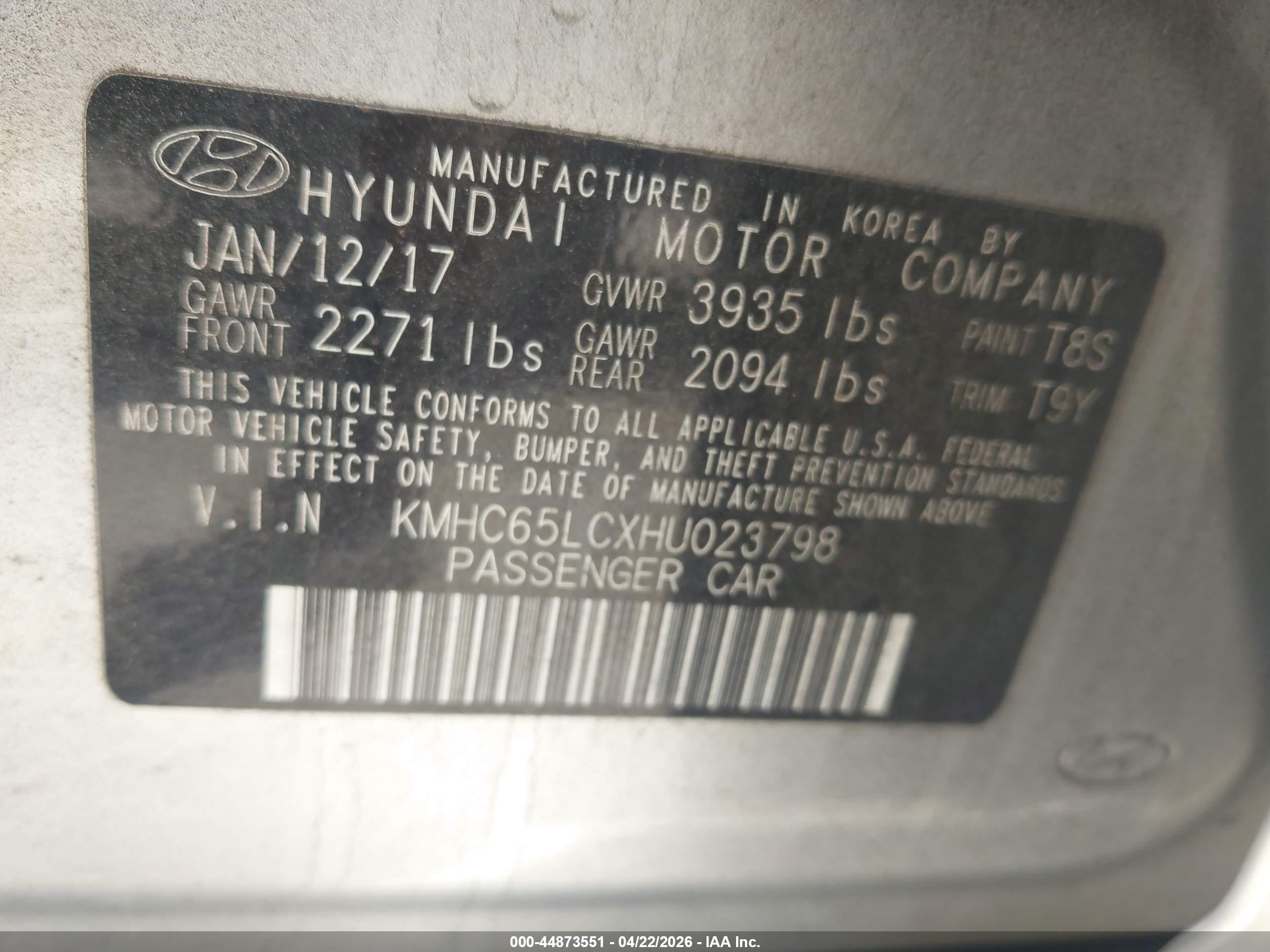 HYUNDAI IONIQ image 9