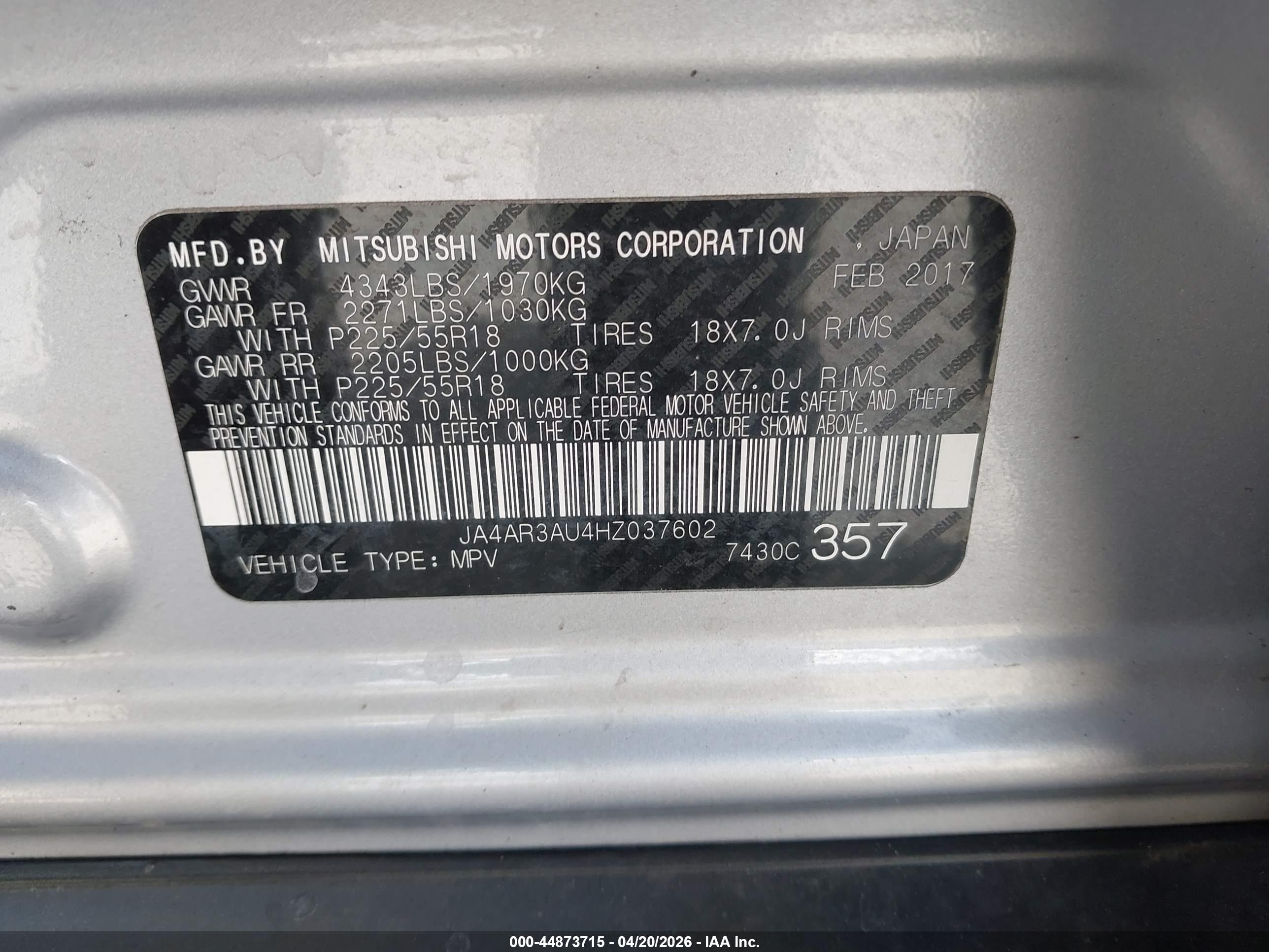 MITSUBISHI OUTLANDER image 9