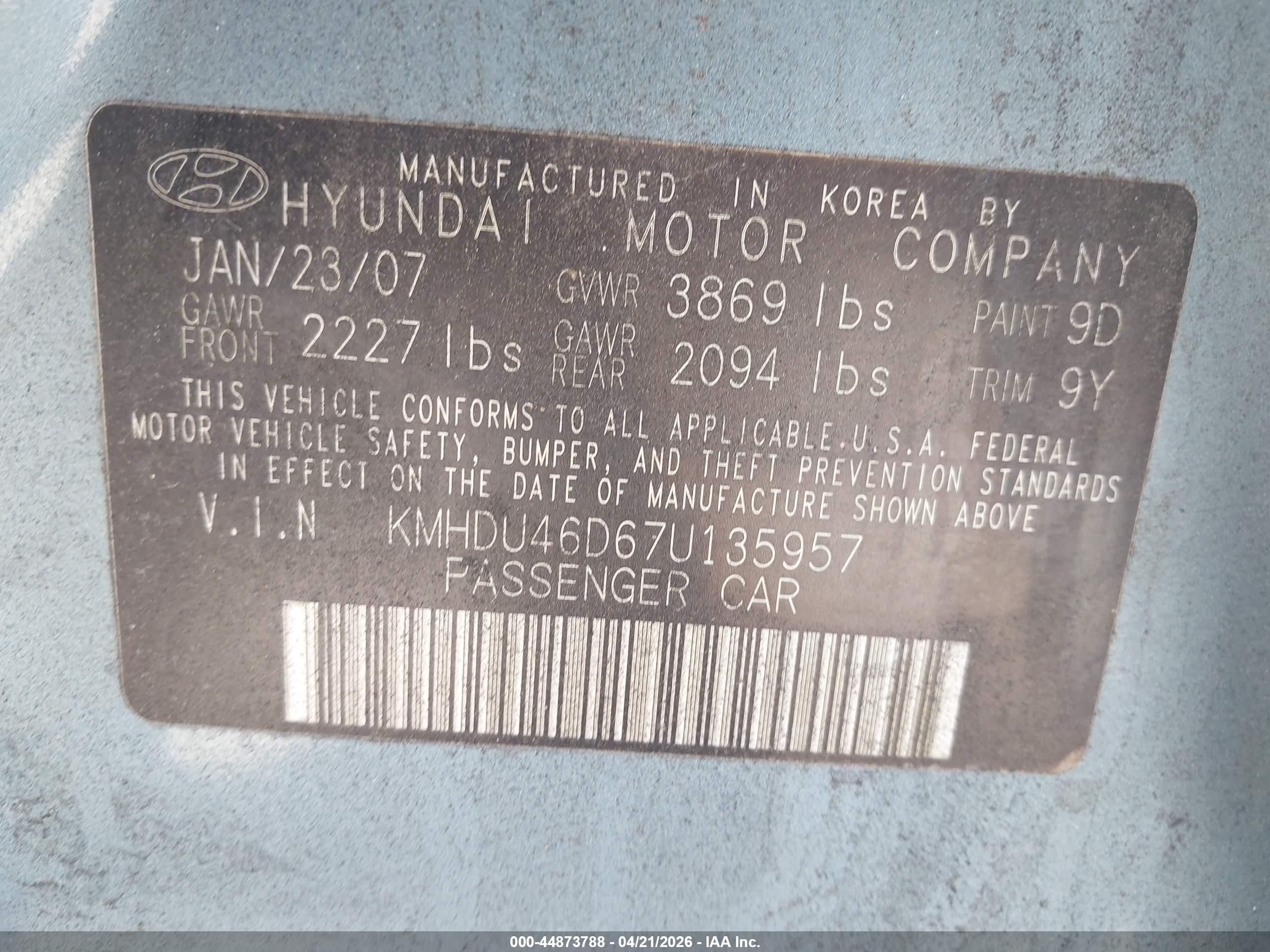 HYUNDAI ELANTRA image 9