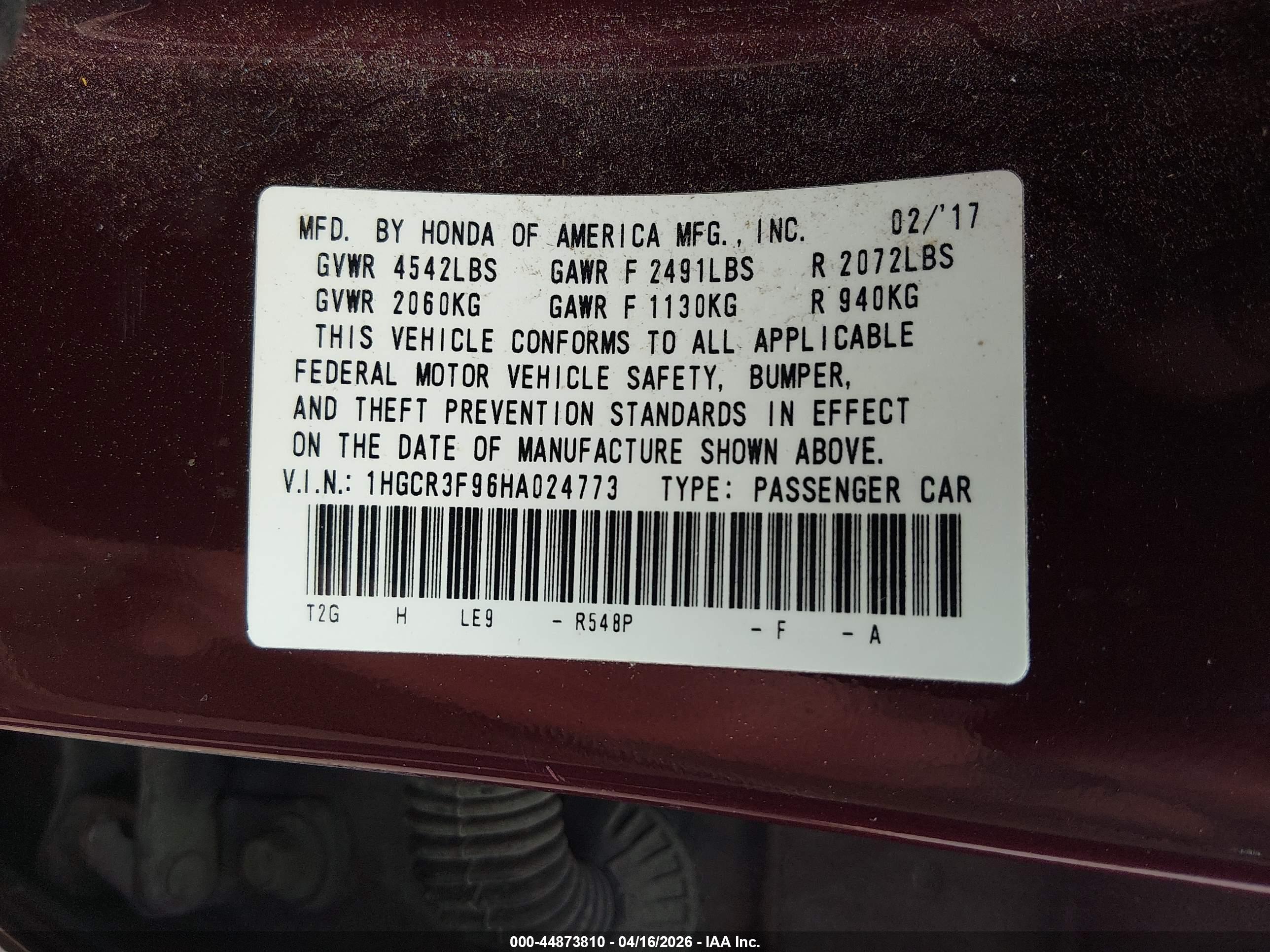 HONDA ACCORD image 9