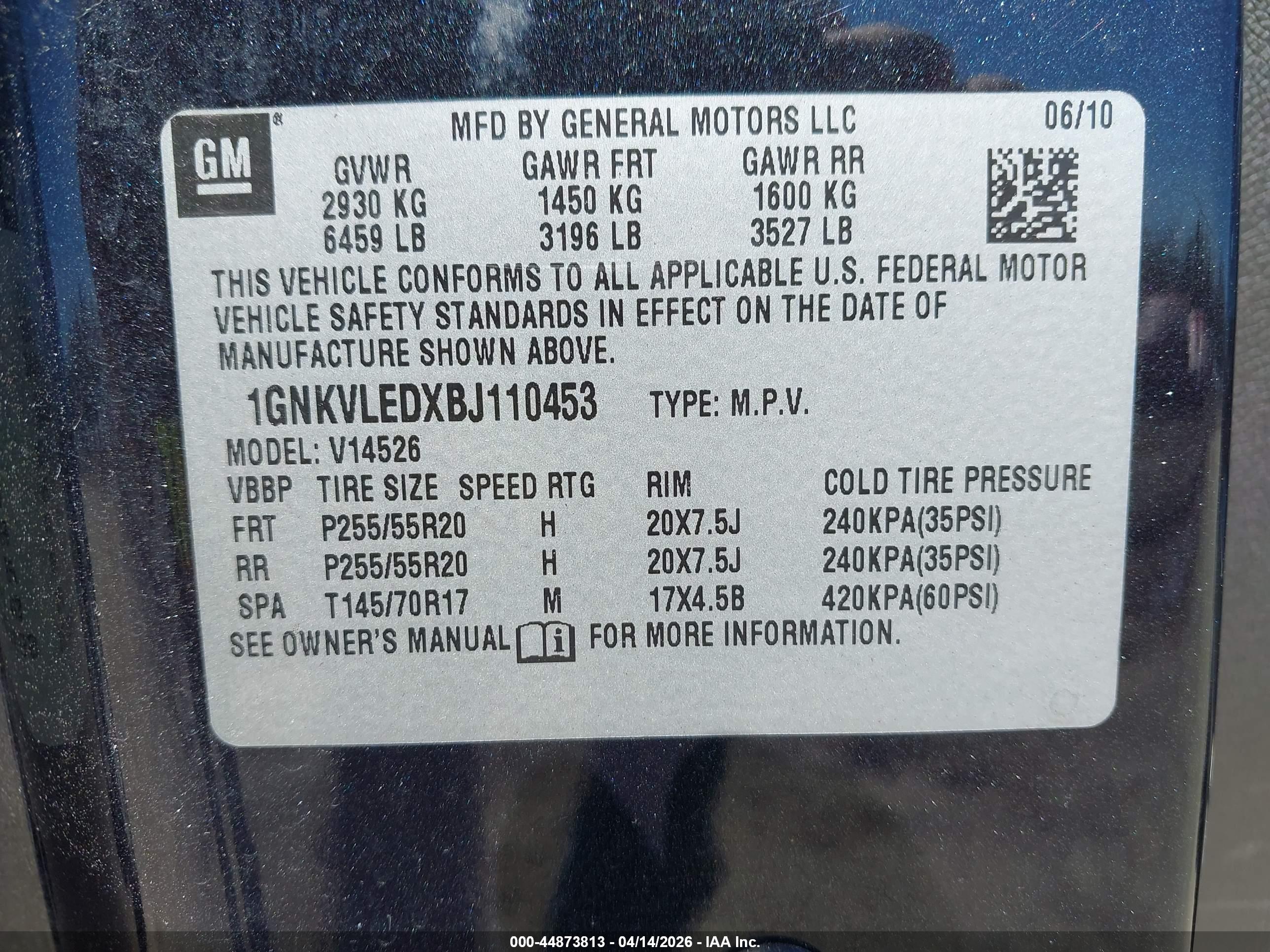 CHEVROLET TRAVERSE image 9