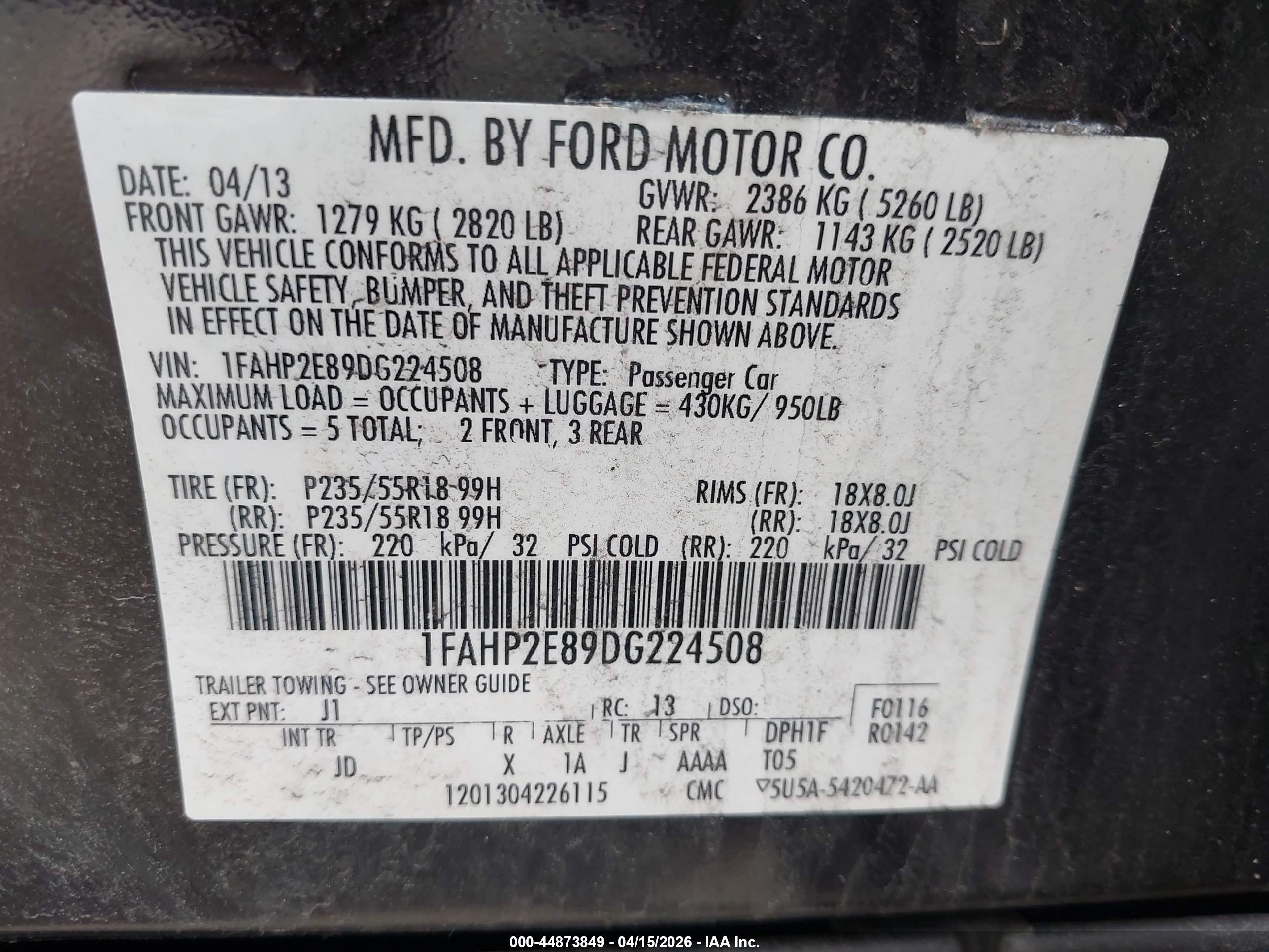 FORD TAURUS image 9