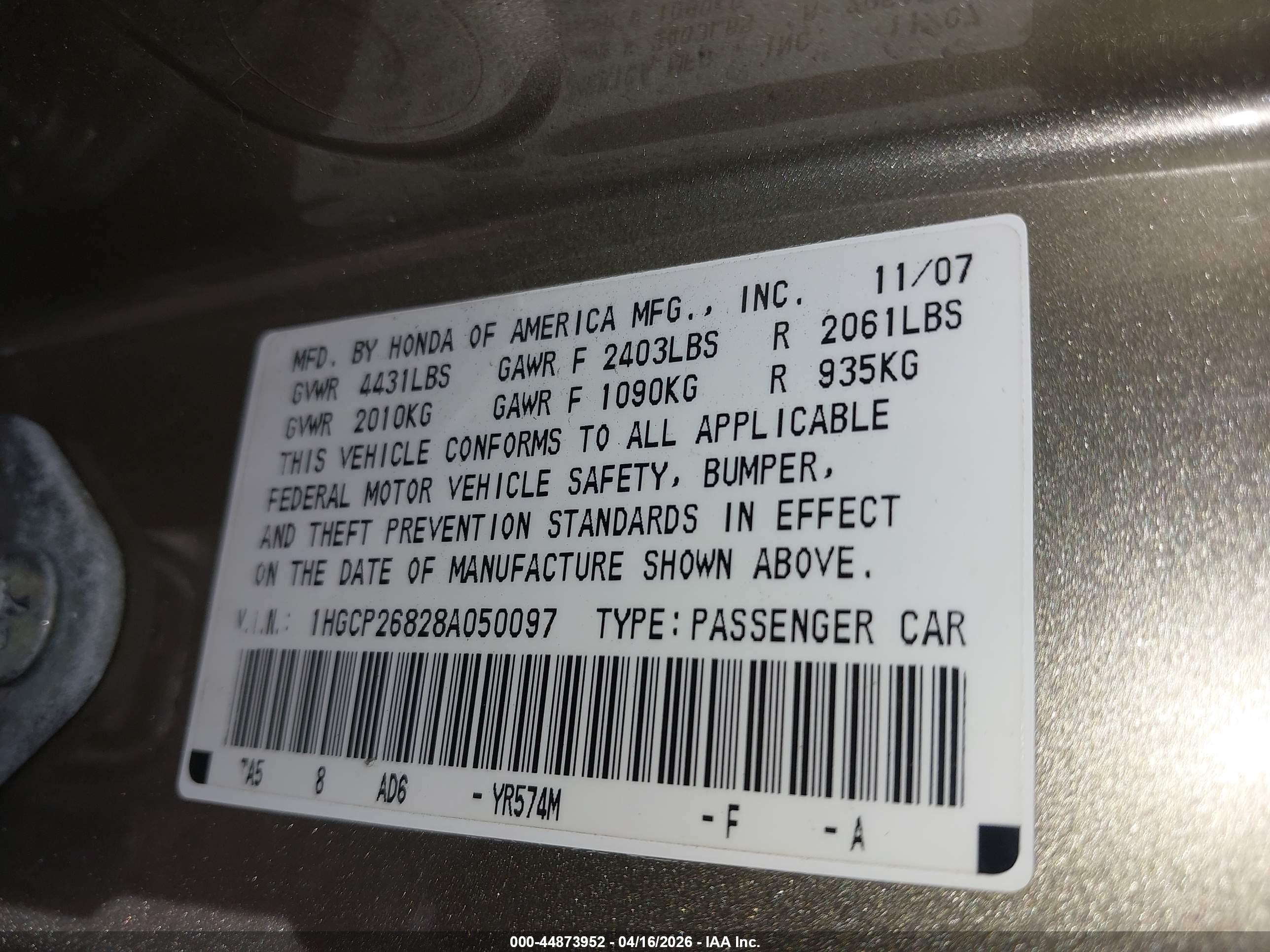 HONDA ACCORD image 9