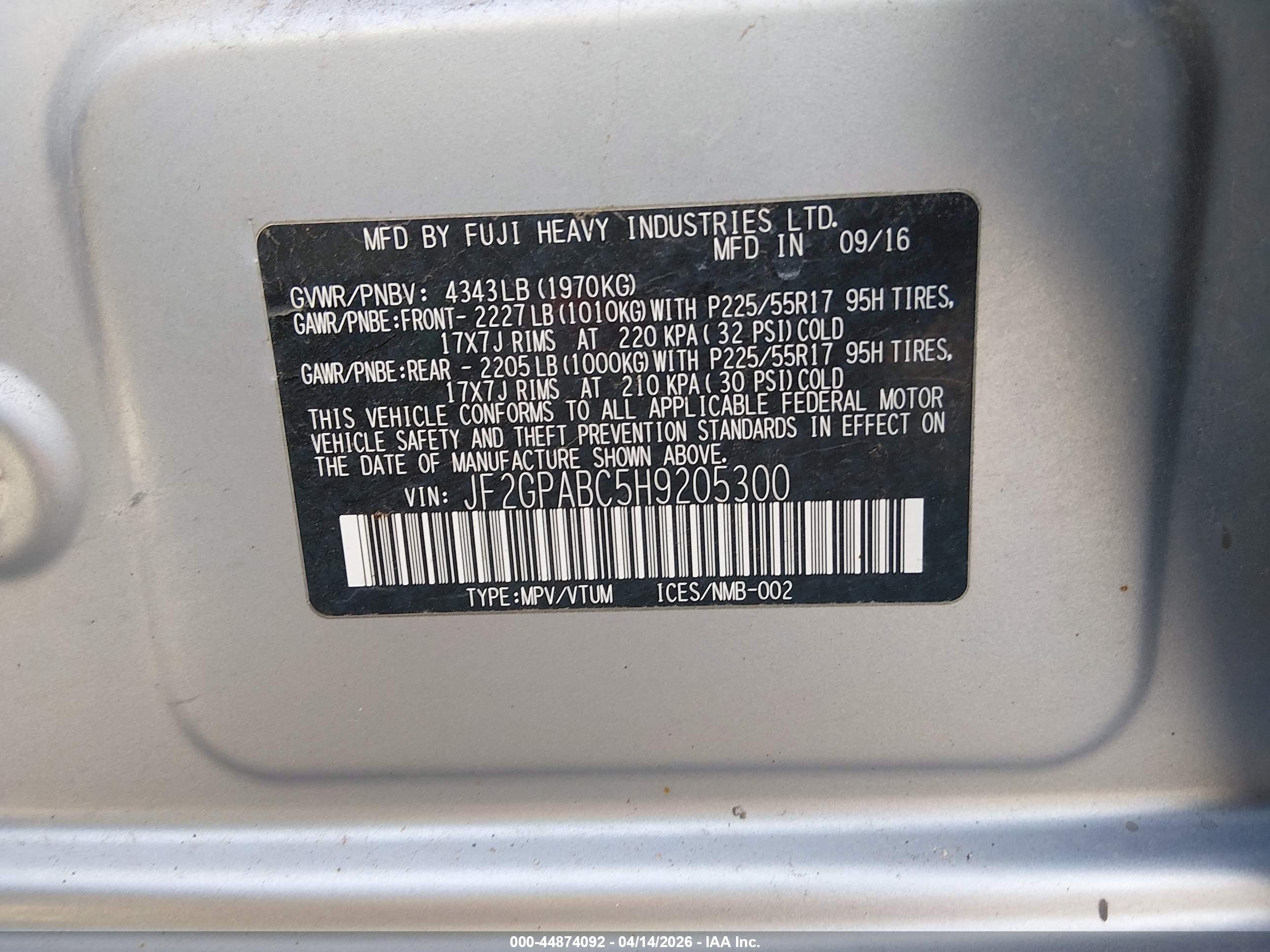 SUBARU CROSSTREK image 9