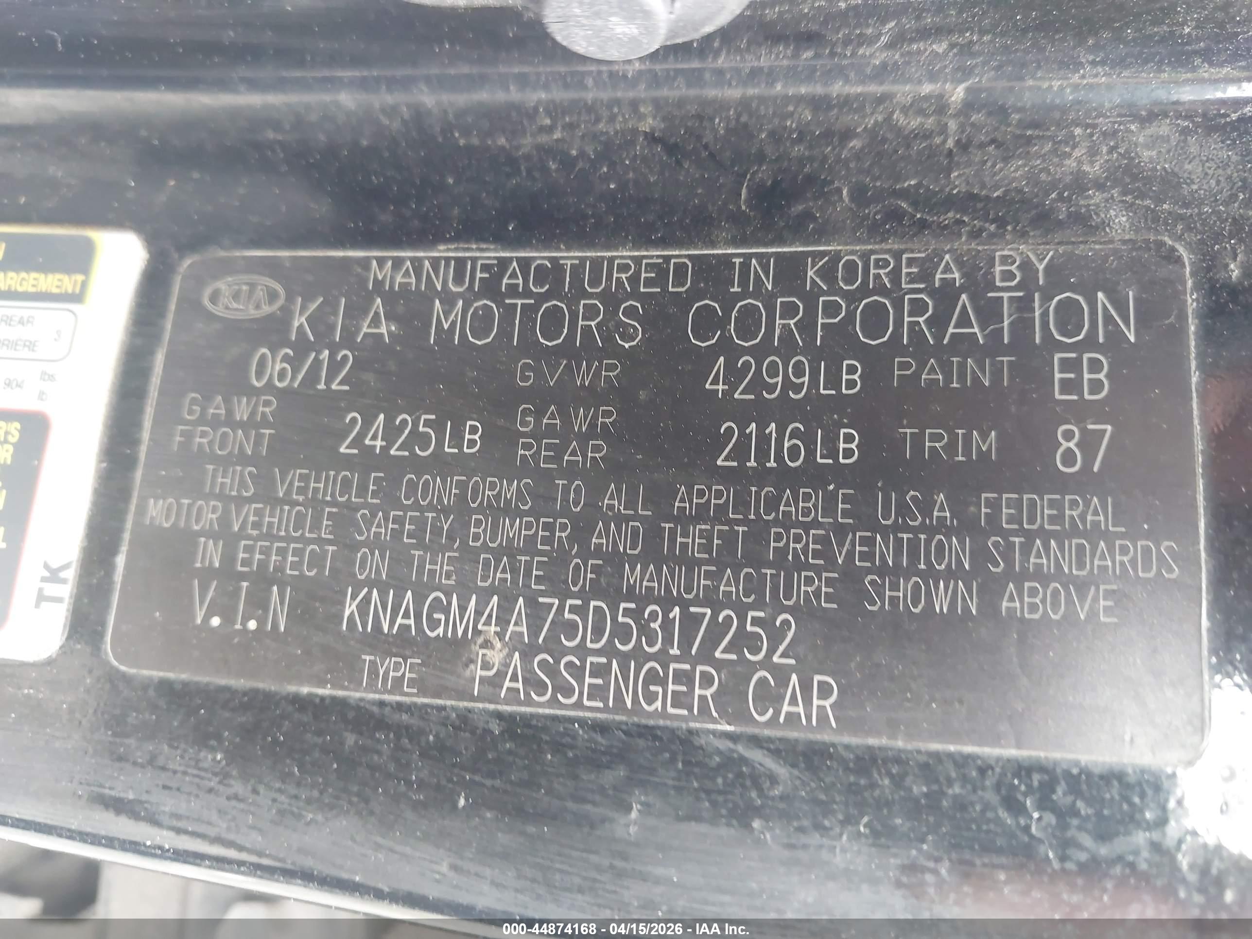 KIA OPTIMA image 9