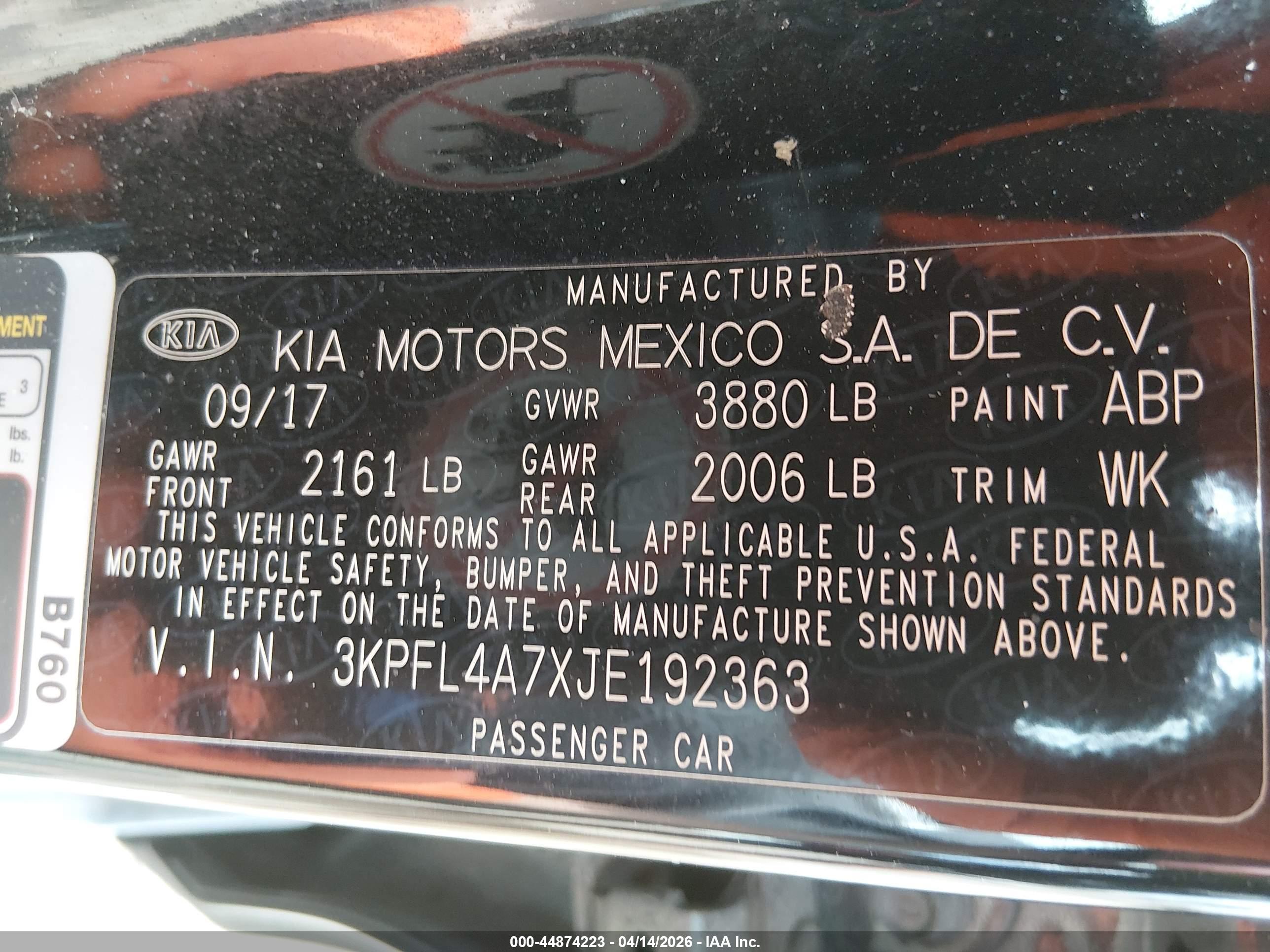 KIA FORTE image 9