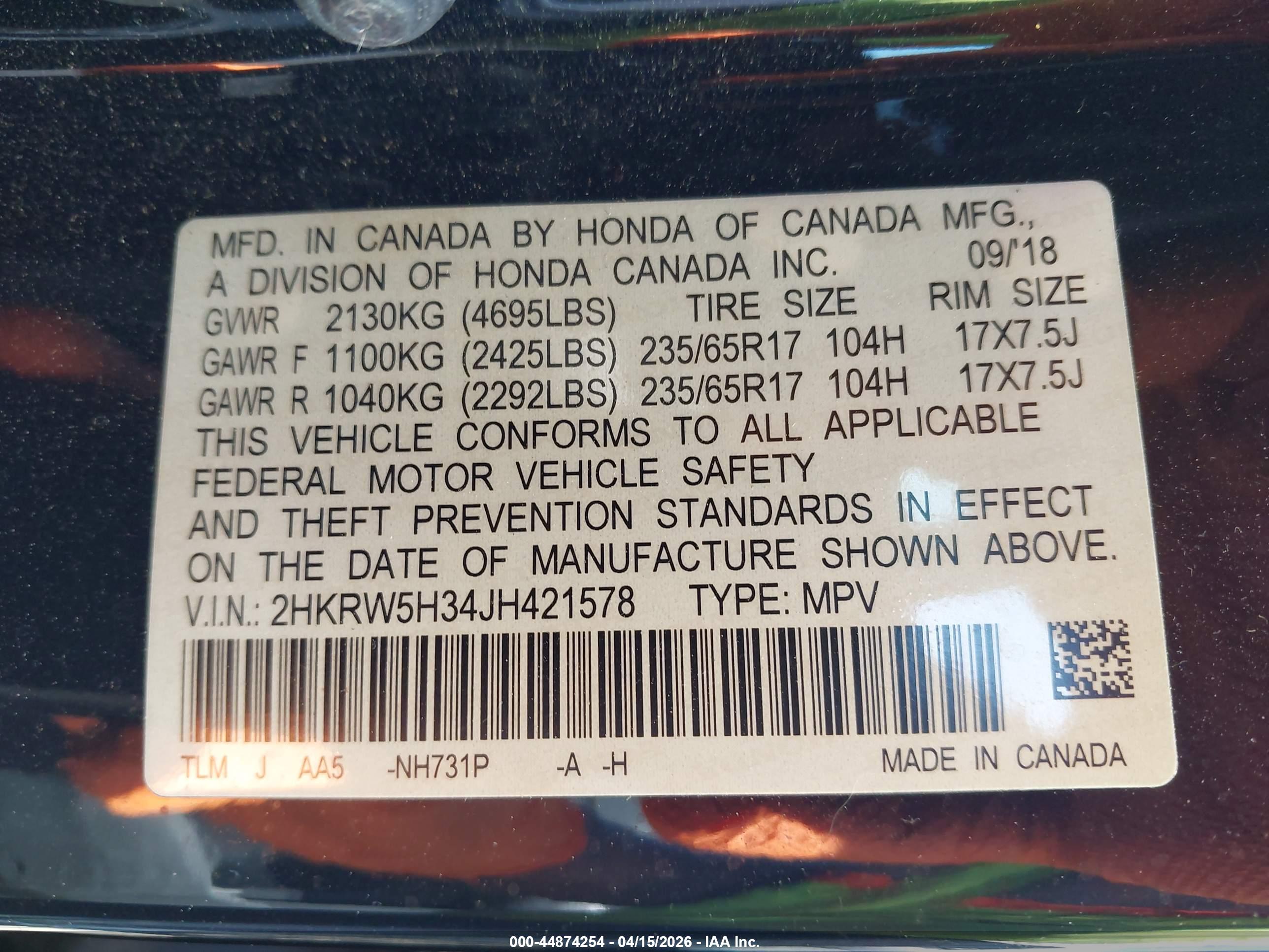 HONDA CR-V image 9