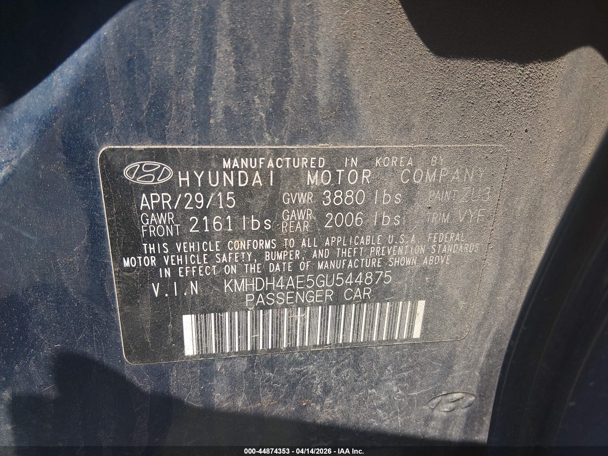 HYUNDAI ELANTRA image 9