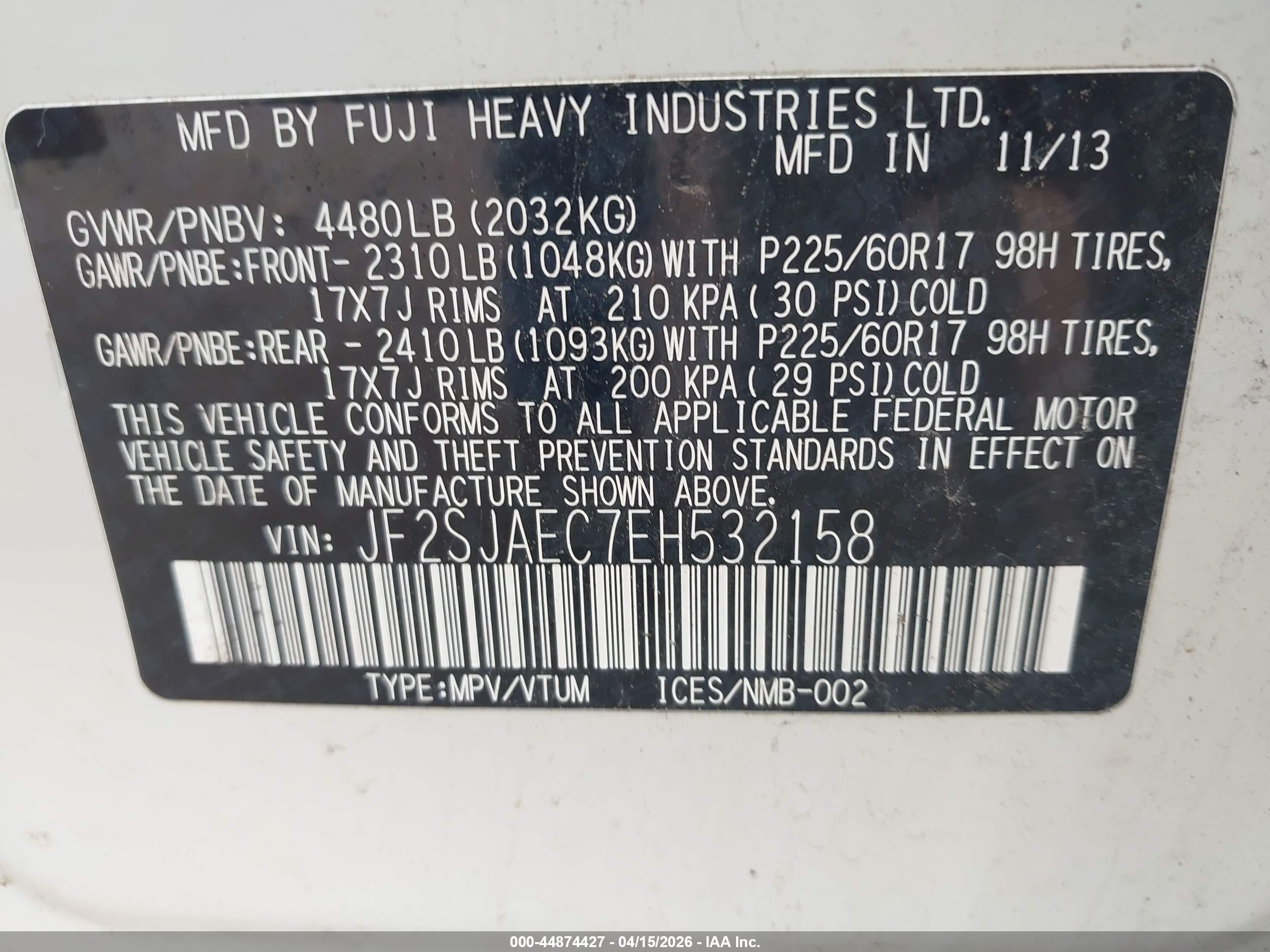 SUBARU FORESTER image 9