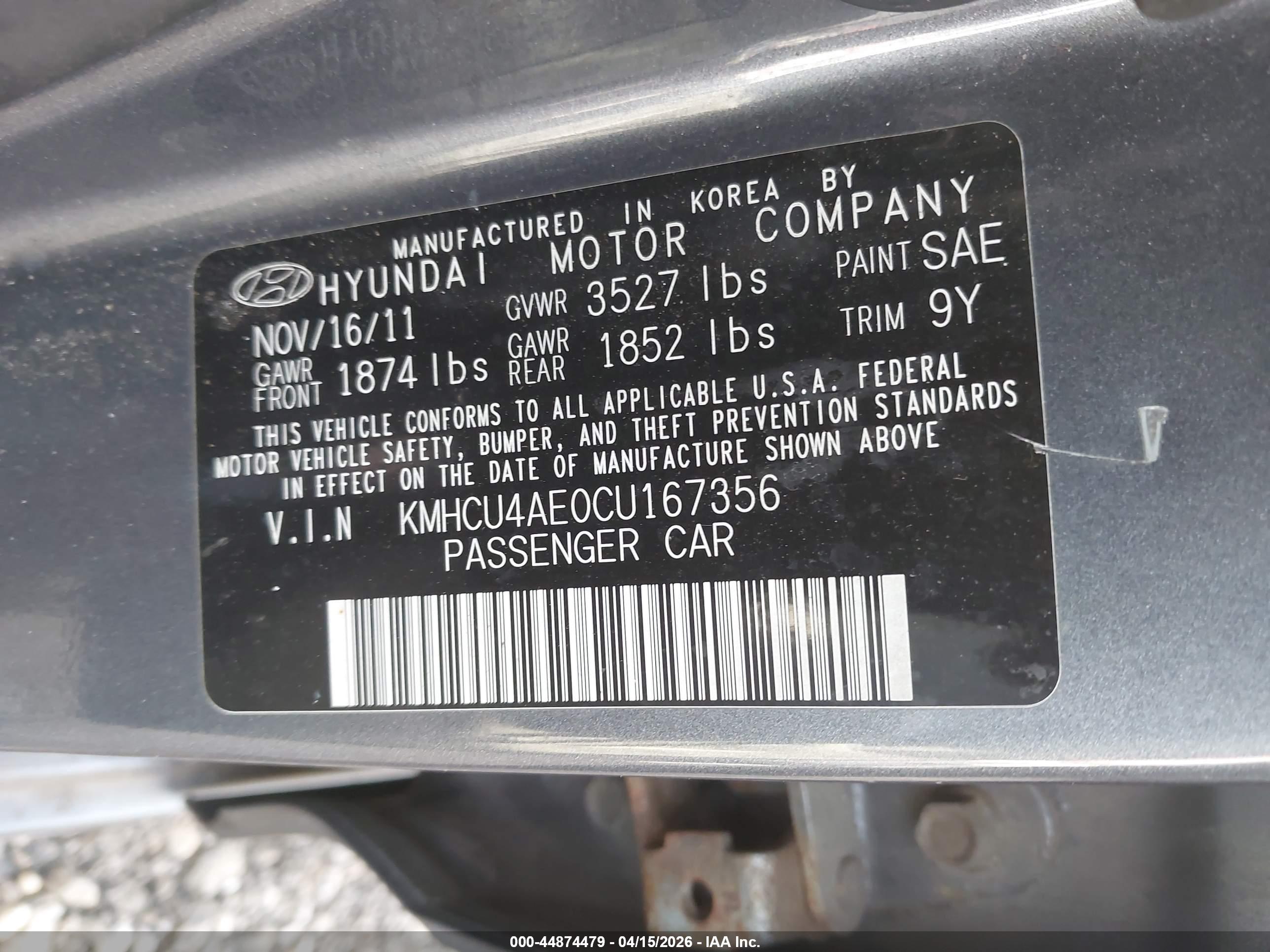 HYUNDAI ACCENT image 9