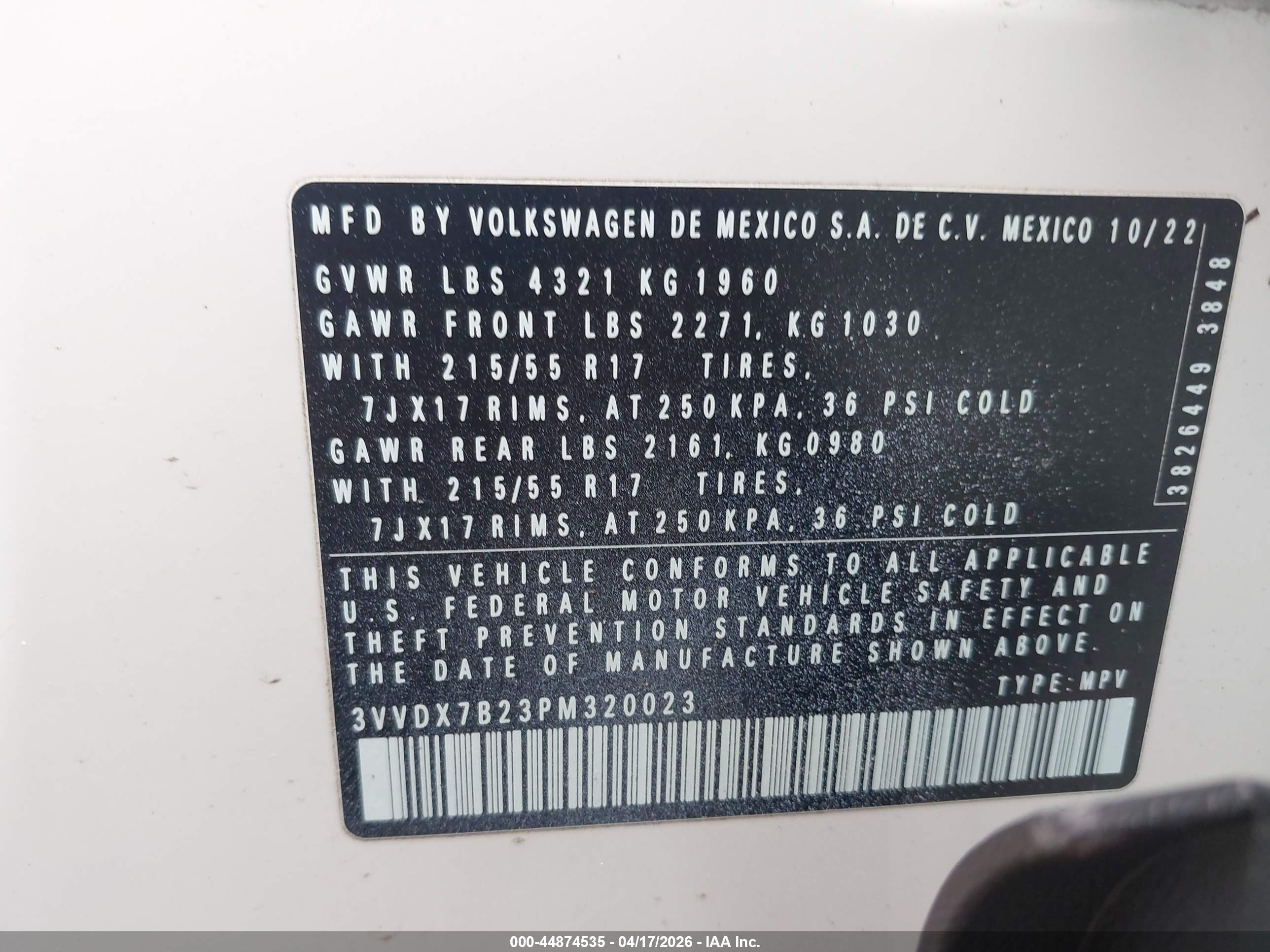 VOLKSWAGEN TAOS image 9