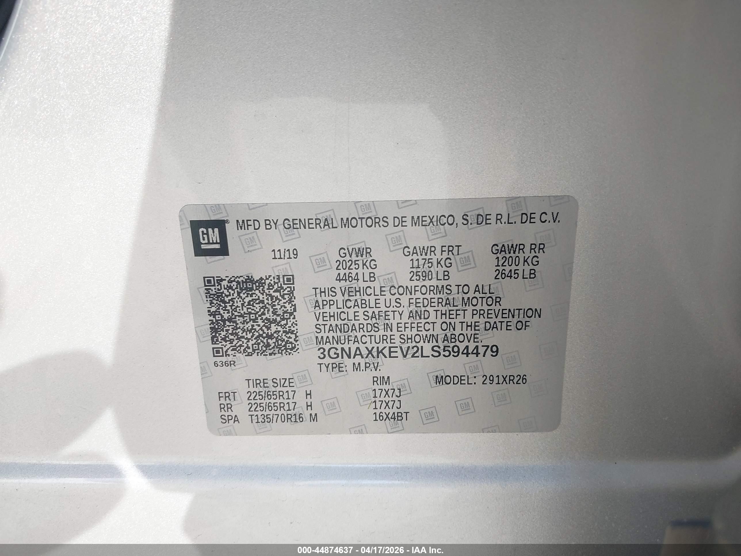 CHEVROLET EQUINOX image 9