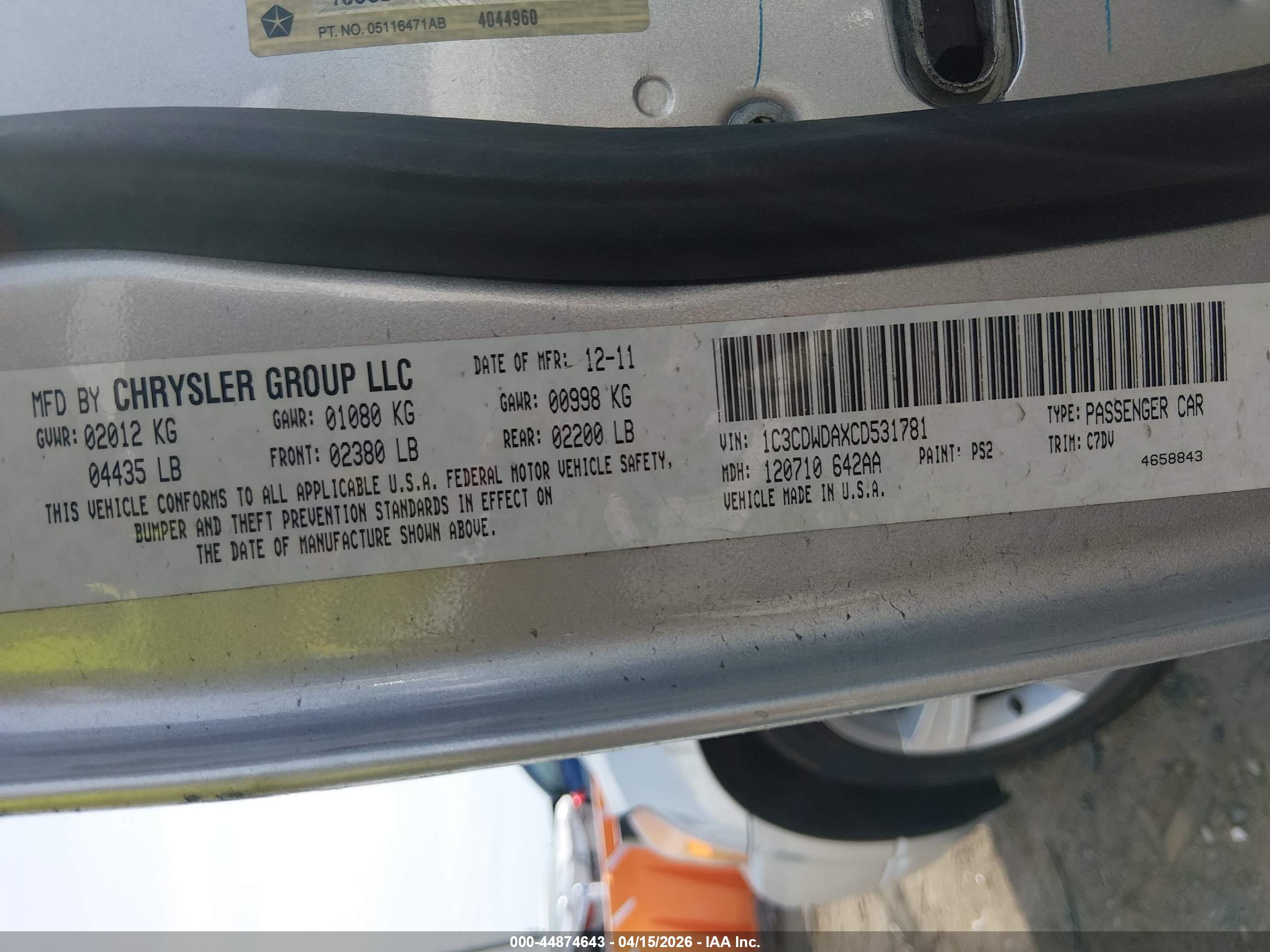 DODGE CALIBER image 9