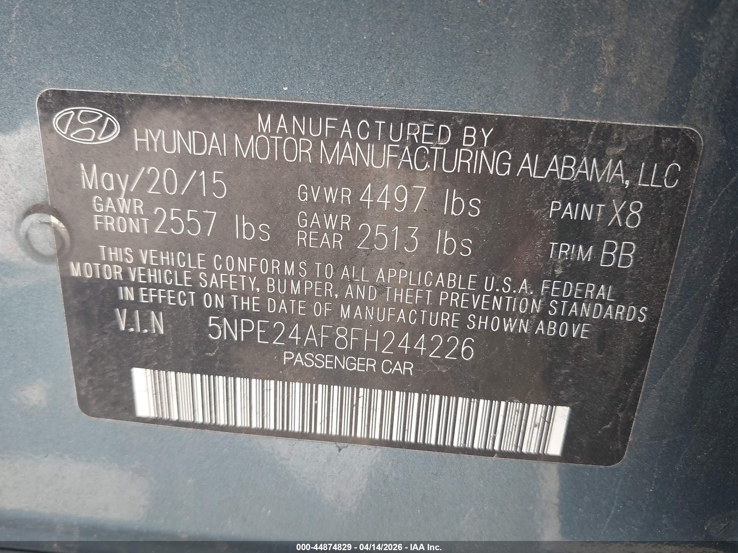 HYUNDAI SONATA image 9