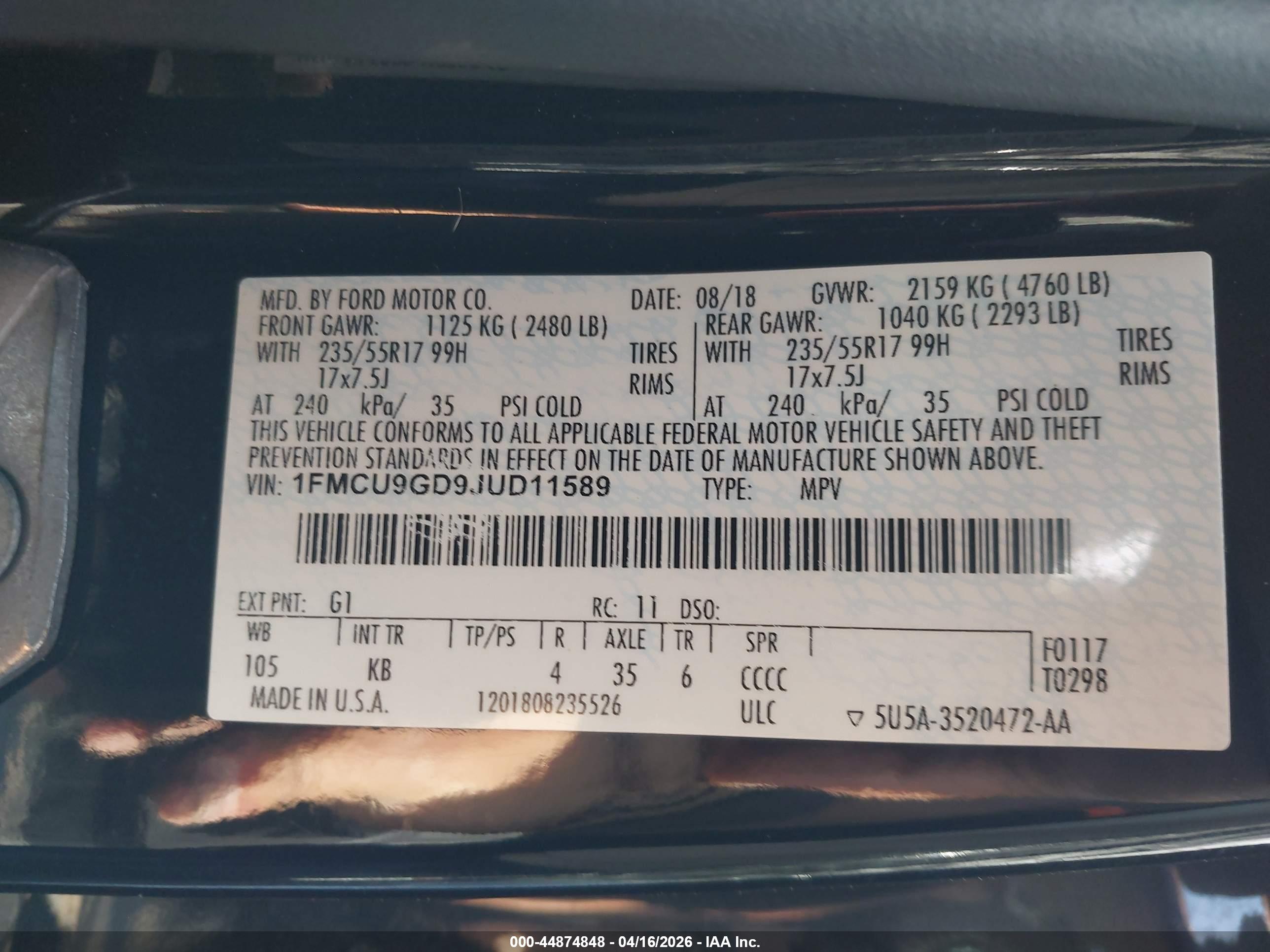 FORD ESCAPE image 9