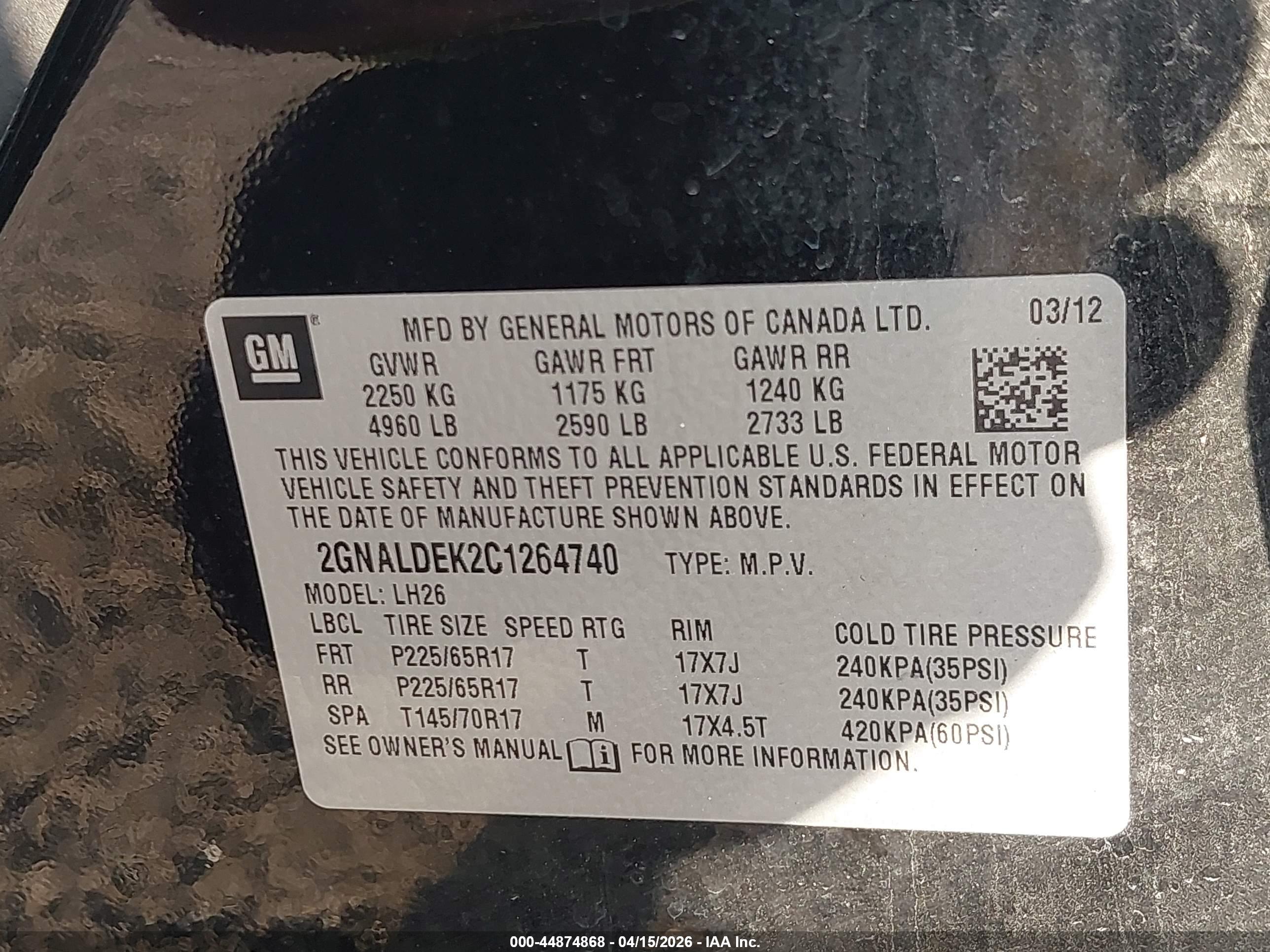 CHEVROLET EQUINOX image 9