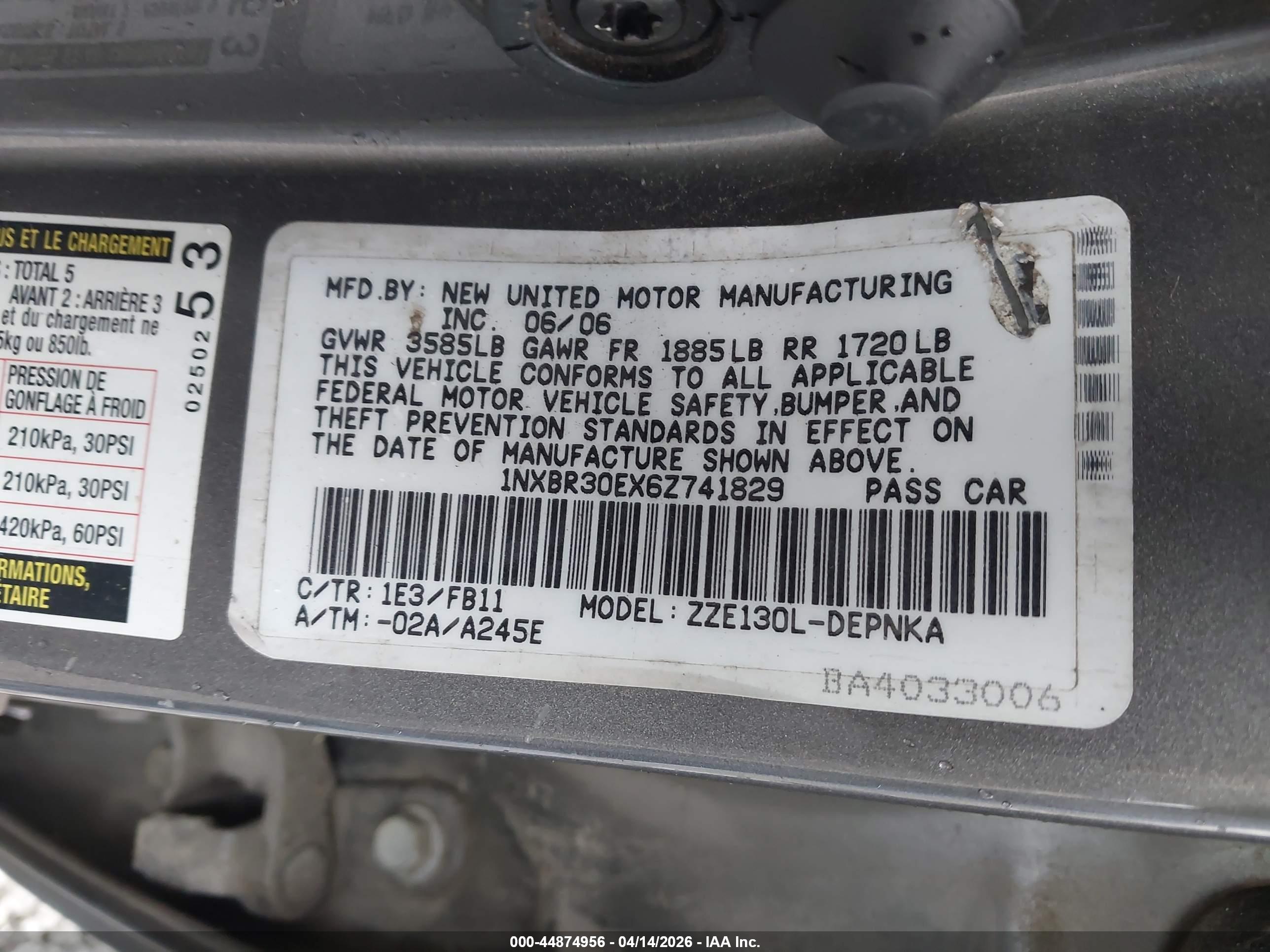 TOYOTA COROLLA image 9