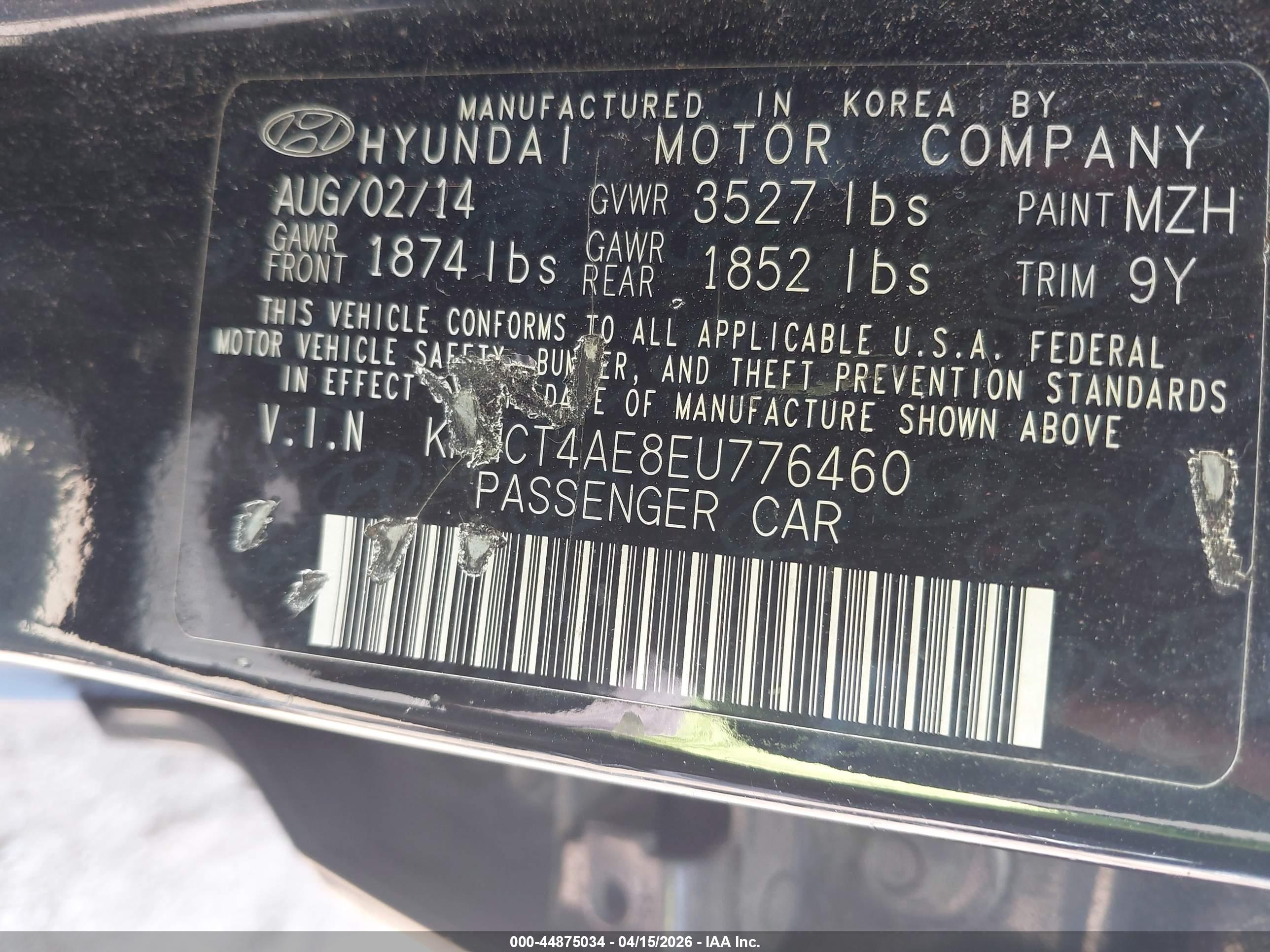 HYUNDAI ACCENT image 9
