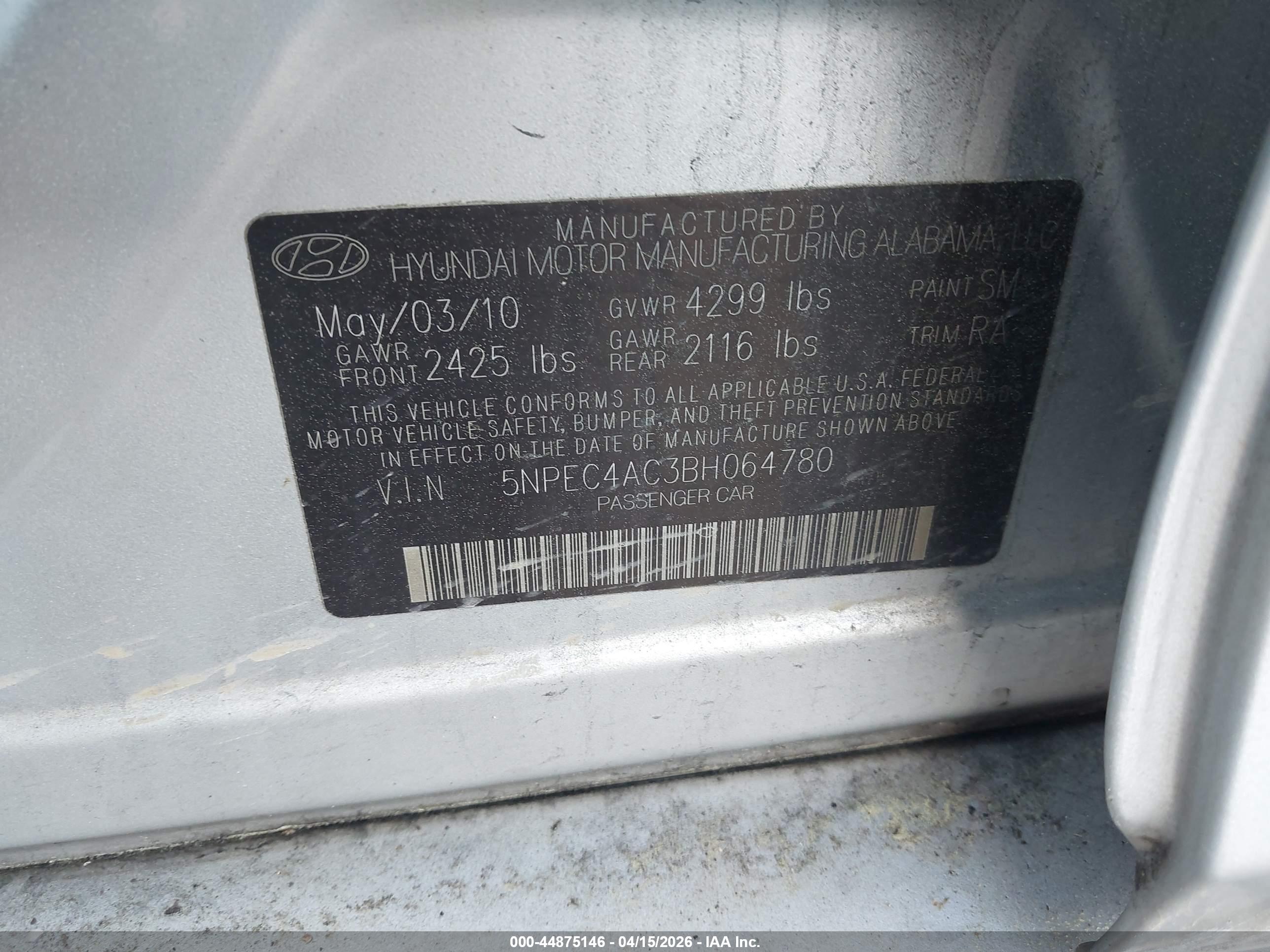 HYUNDAI SONATA image 9