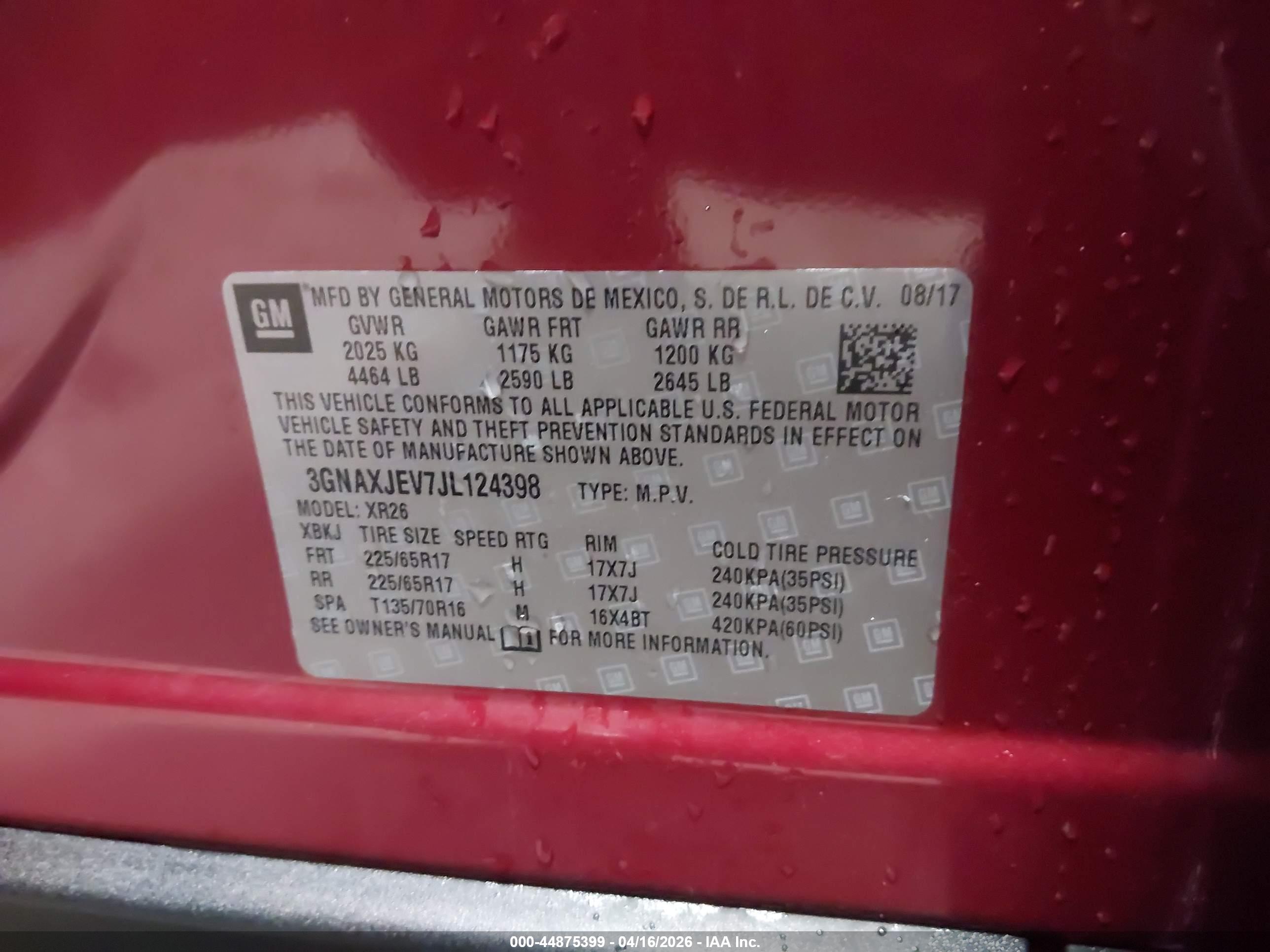 CHEVROLET EQUINOX image 9