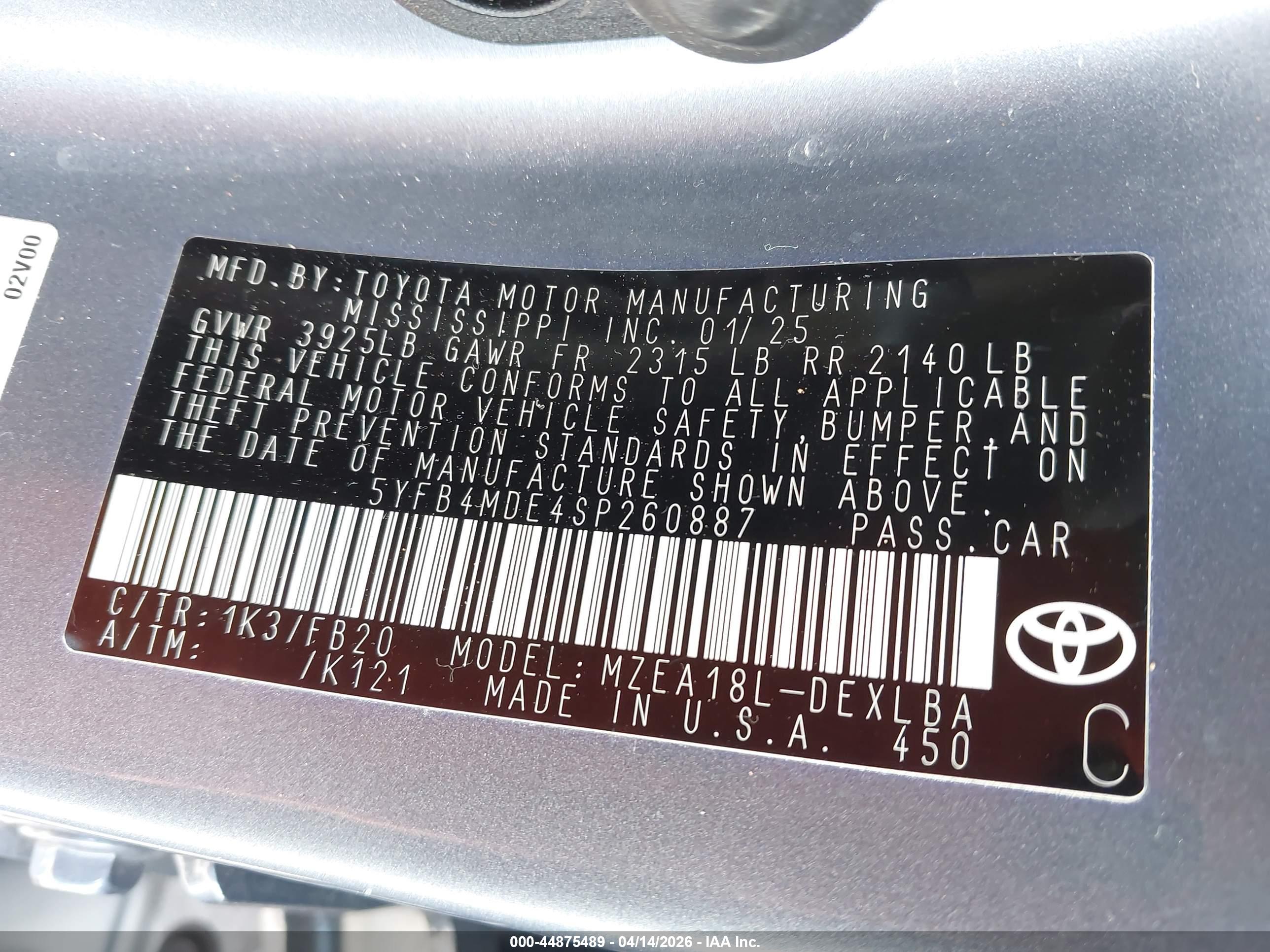 TOYOTA COROLLA image 9