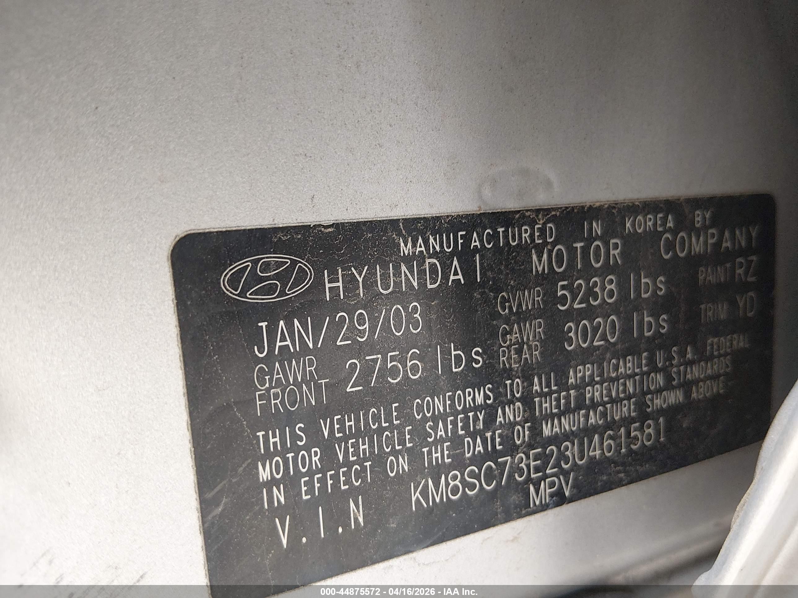 HYUNDAI SANTA image 9