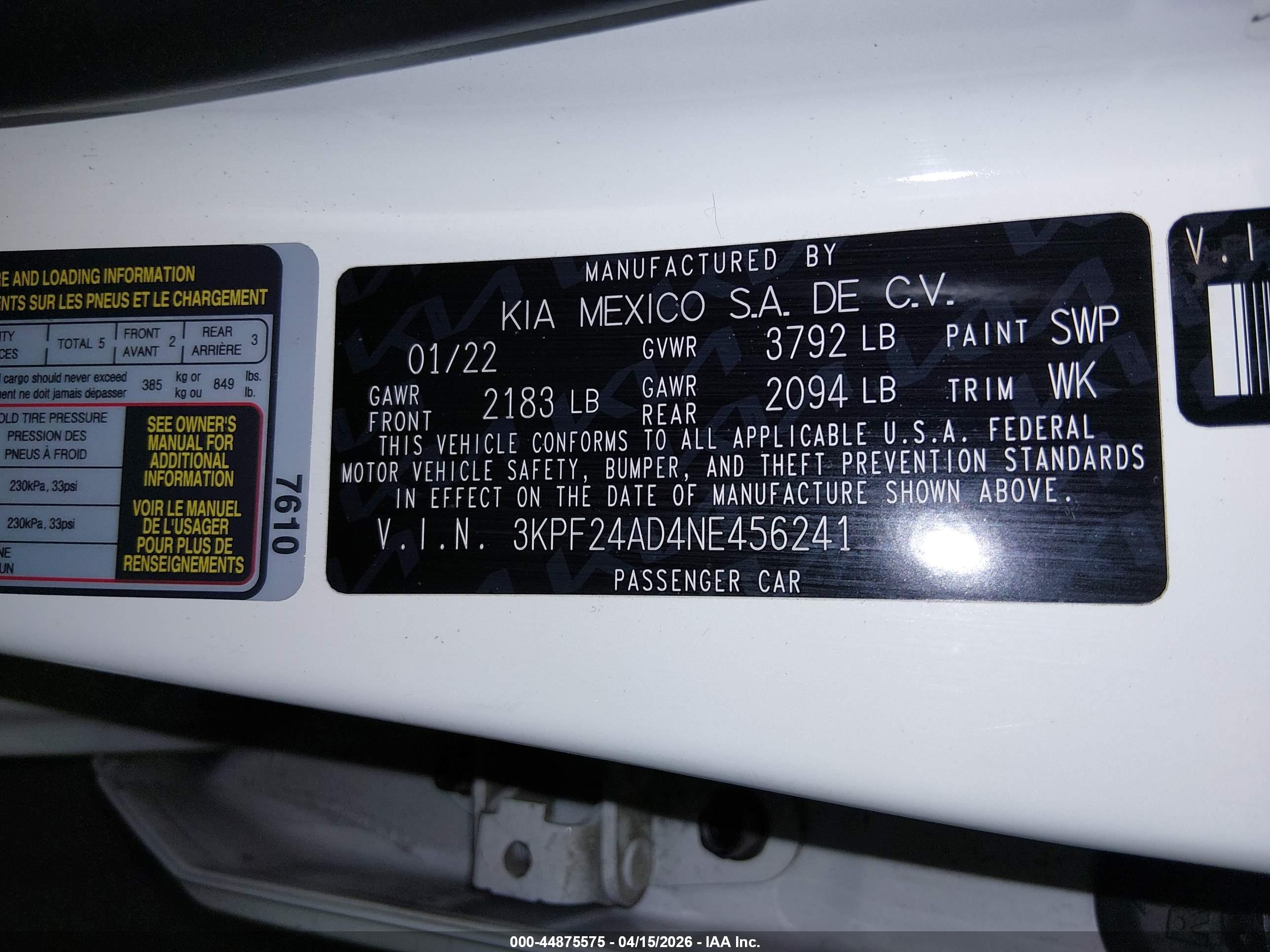 KIA FORTE image 9
