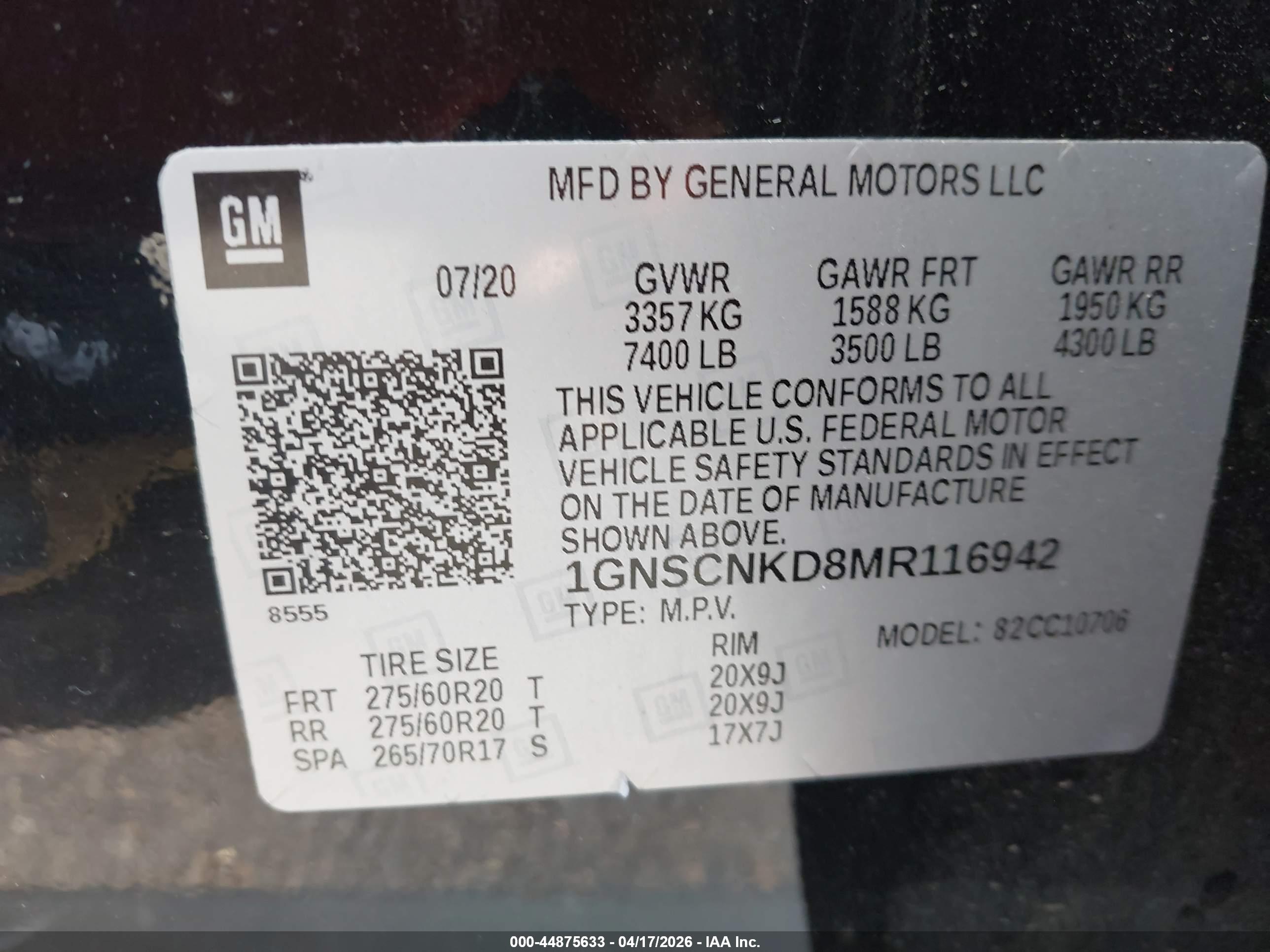 CHEVROLET TAHOE image 9