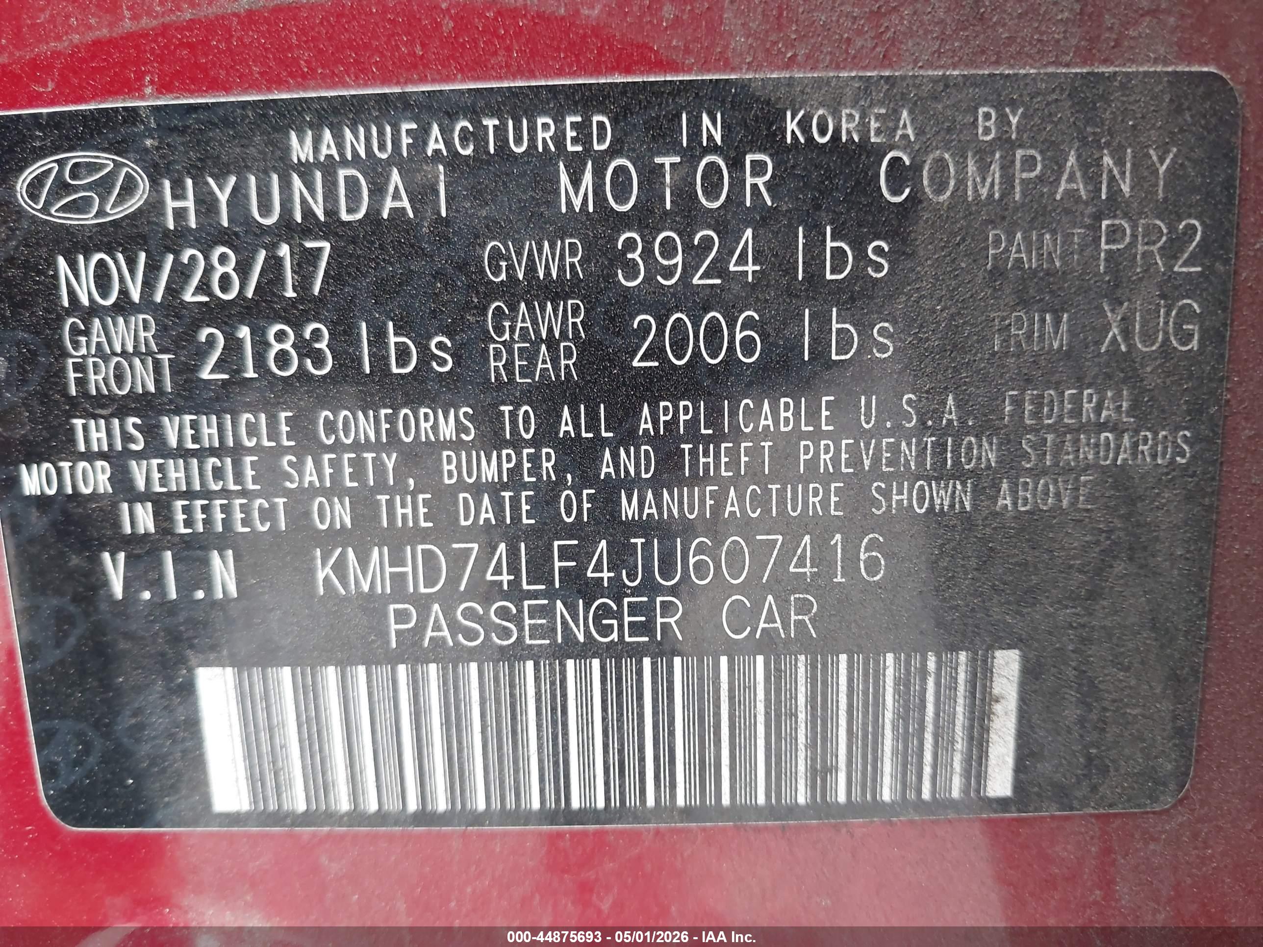 HYUNDAI ELANTRA image 9