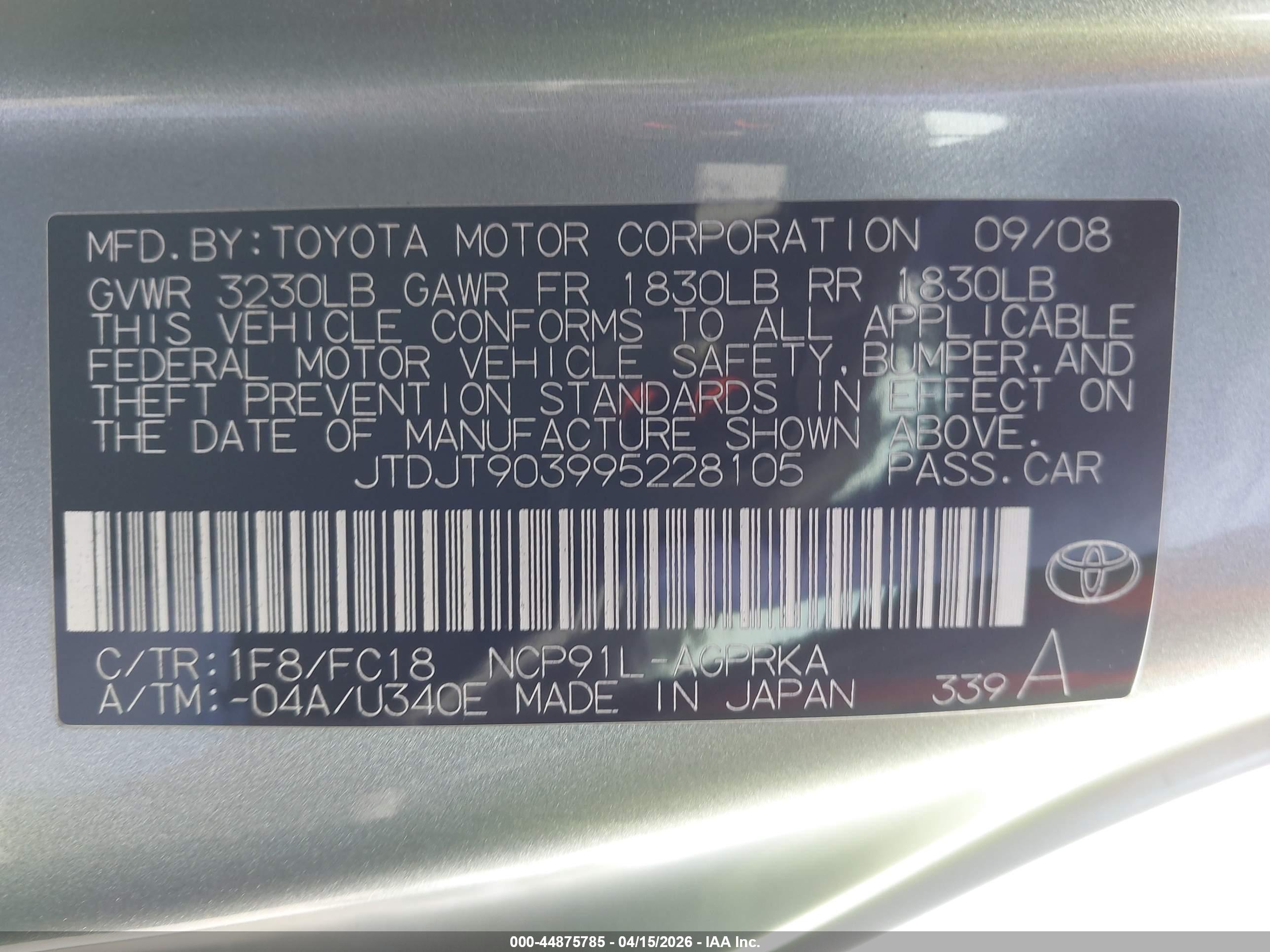 TOYOTA YARIS image 9