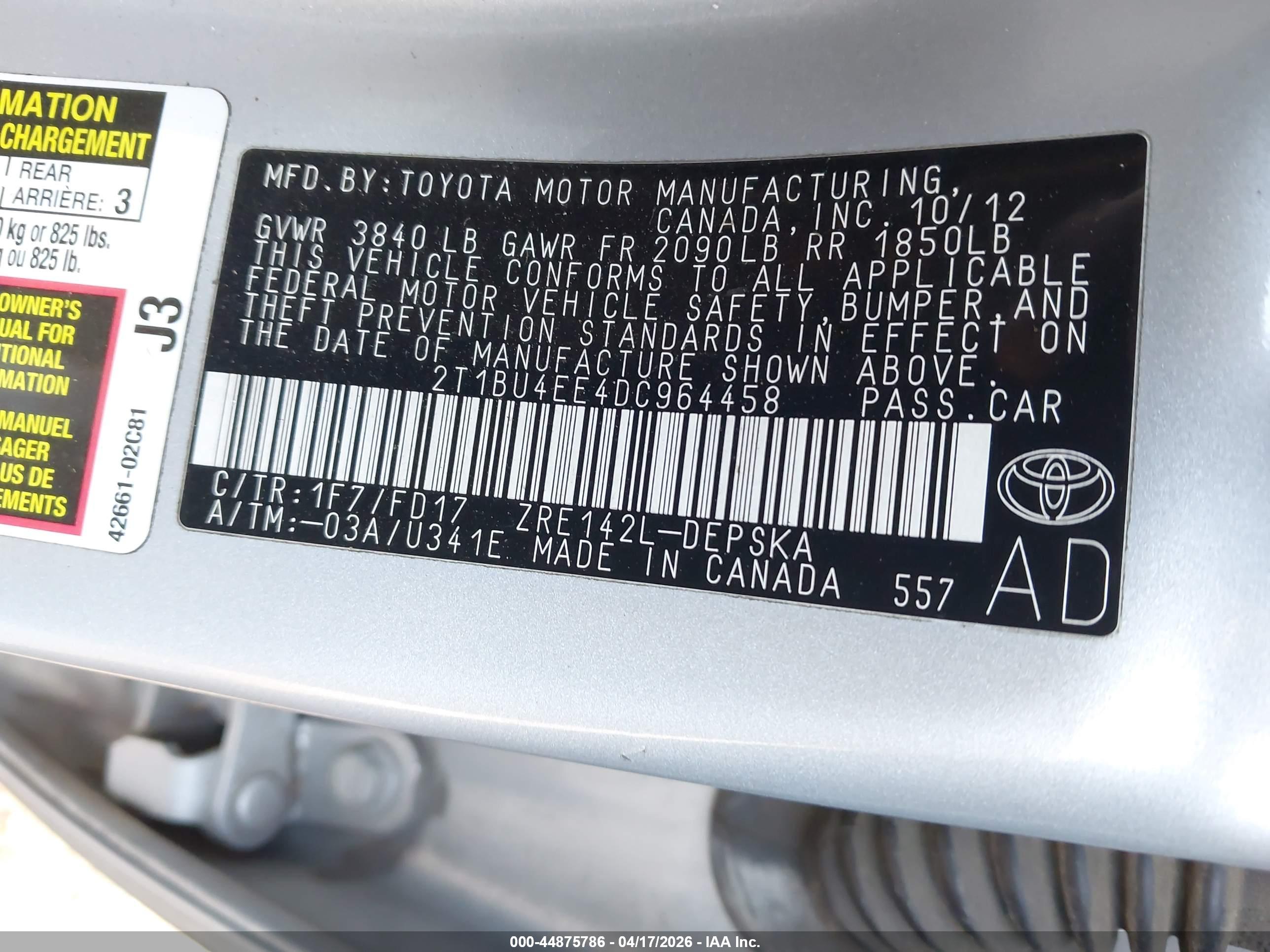 TOYOTA COROLLA image 9