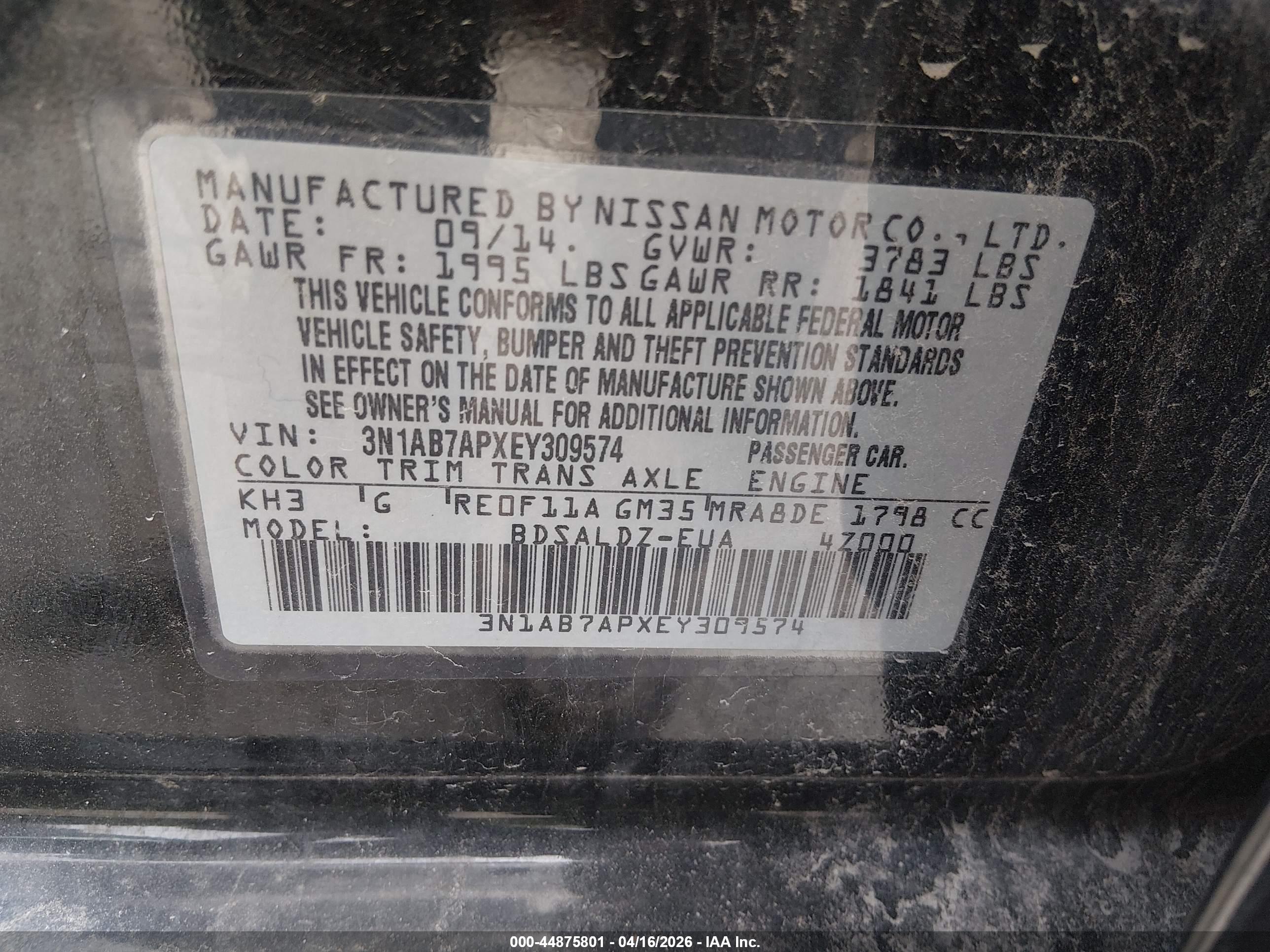 NISSAN SENTRA image 9