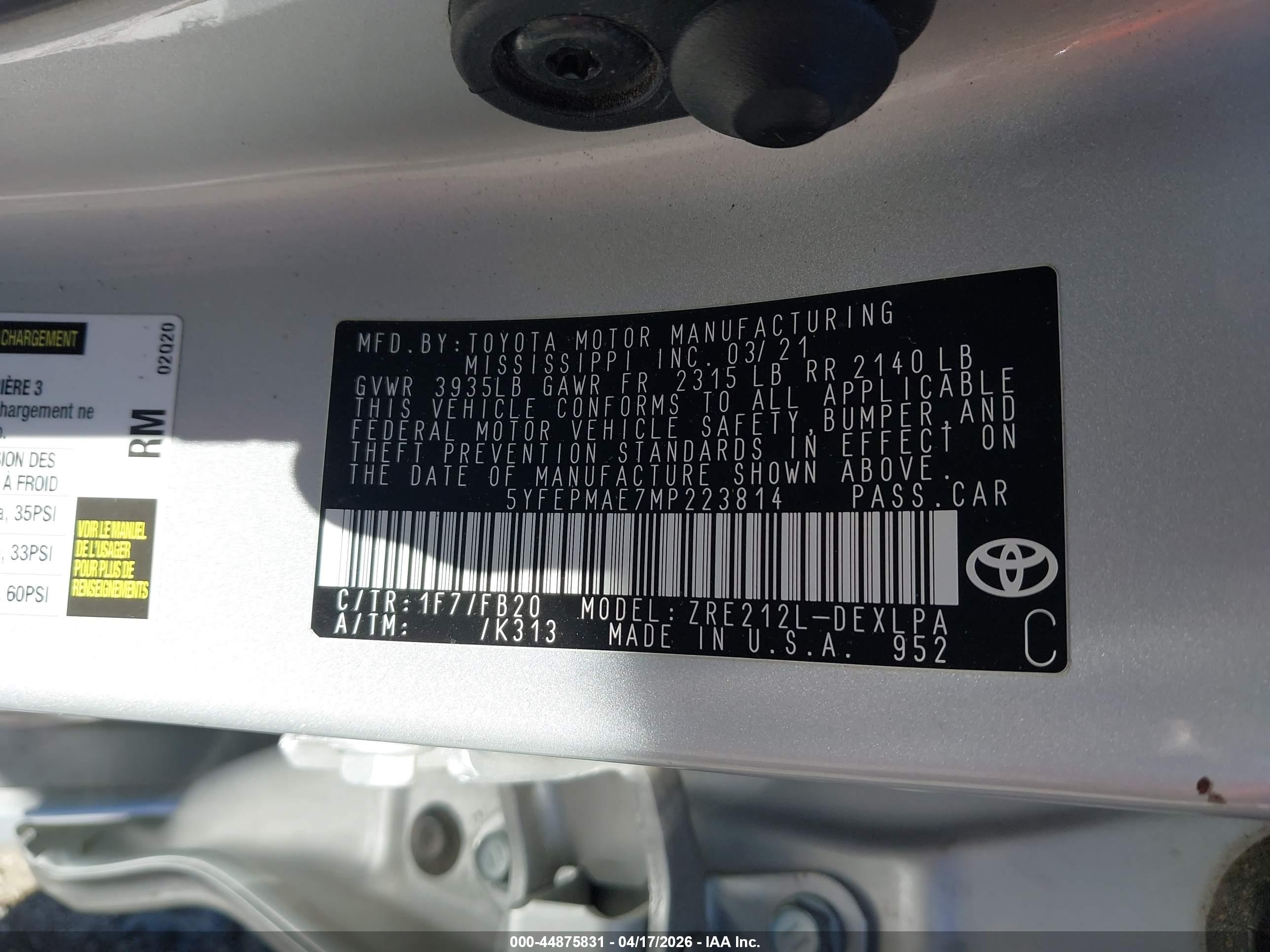 TOYOTA COROLLA image 9