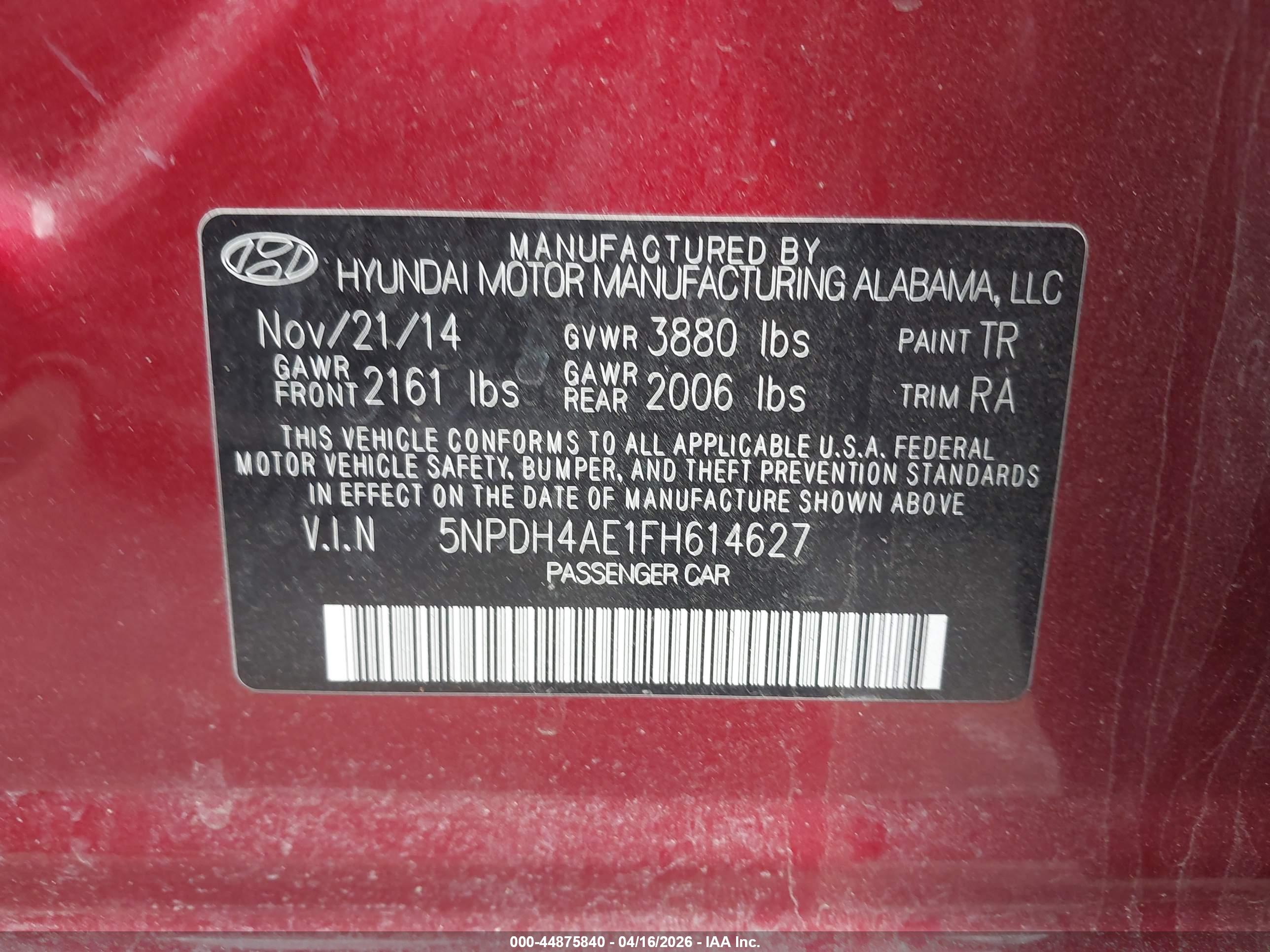HYUNDAI ELANTRA image 9