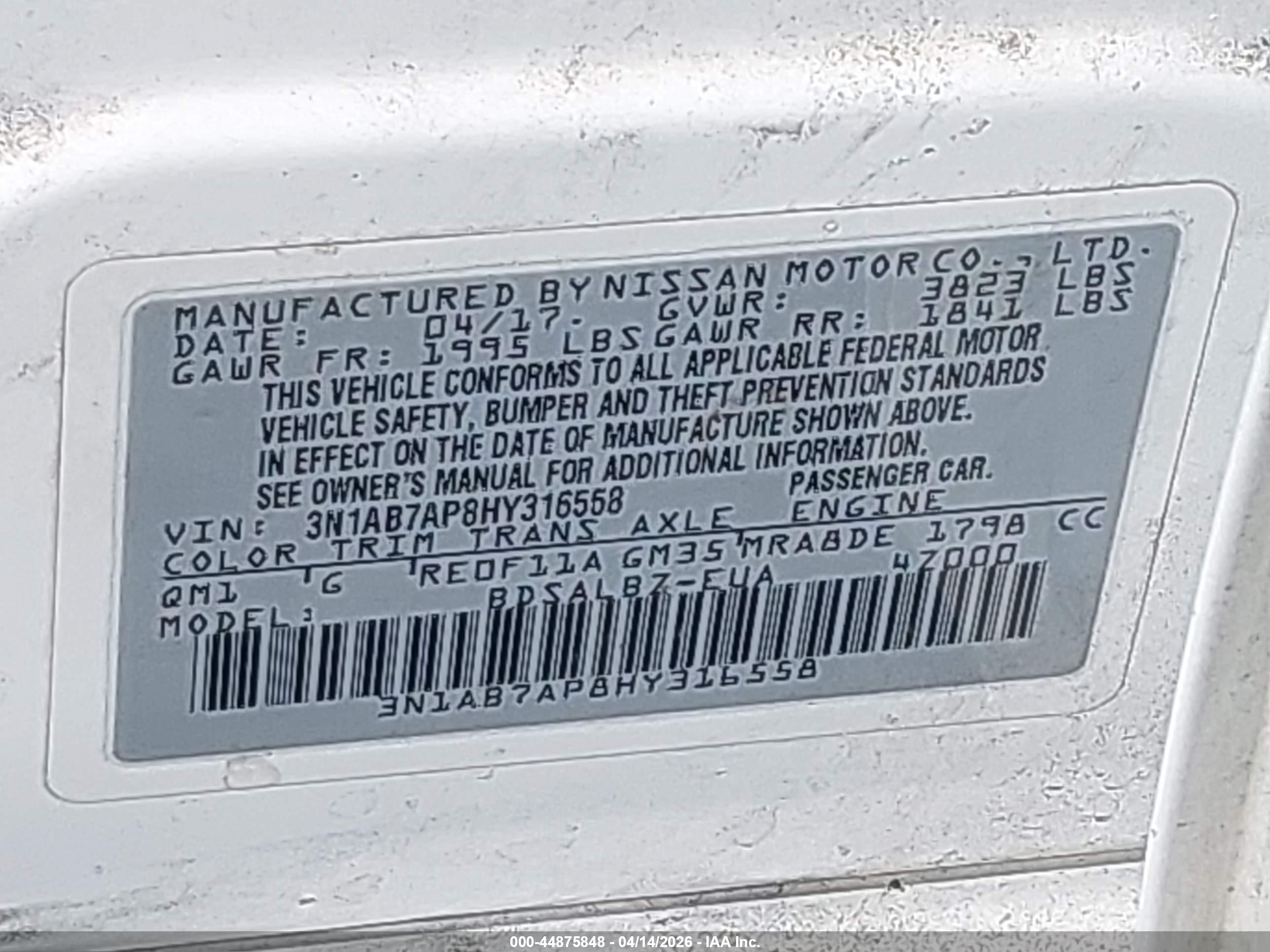 NISSAN SENTRA image 9
