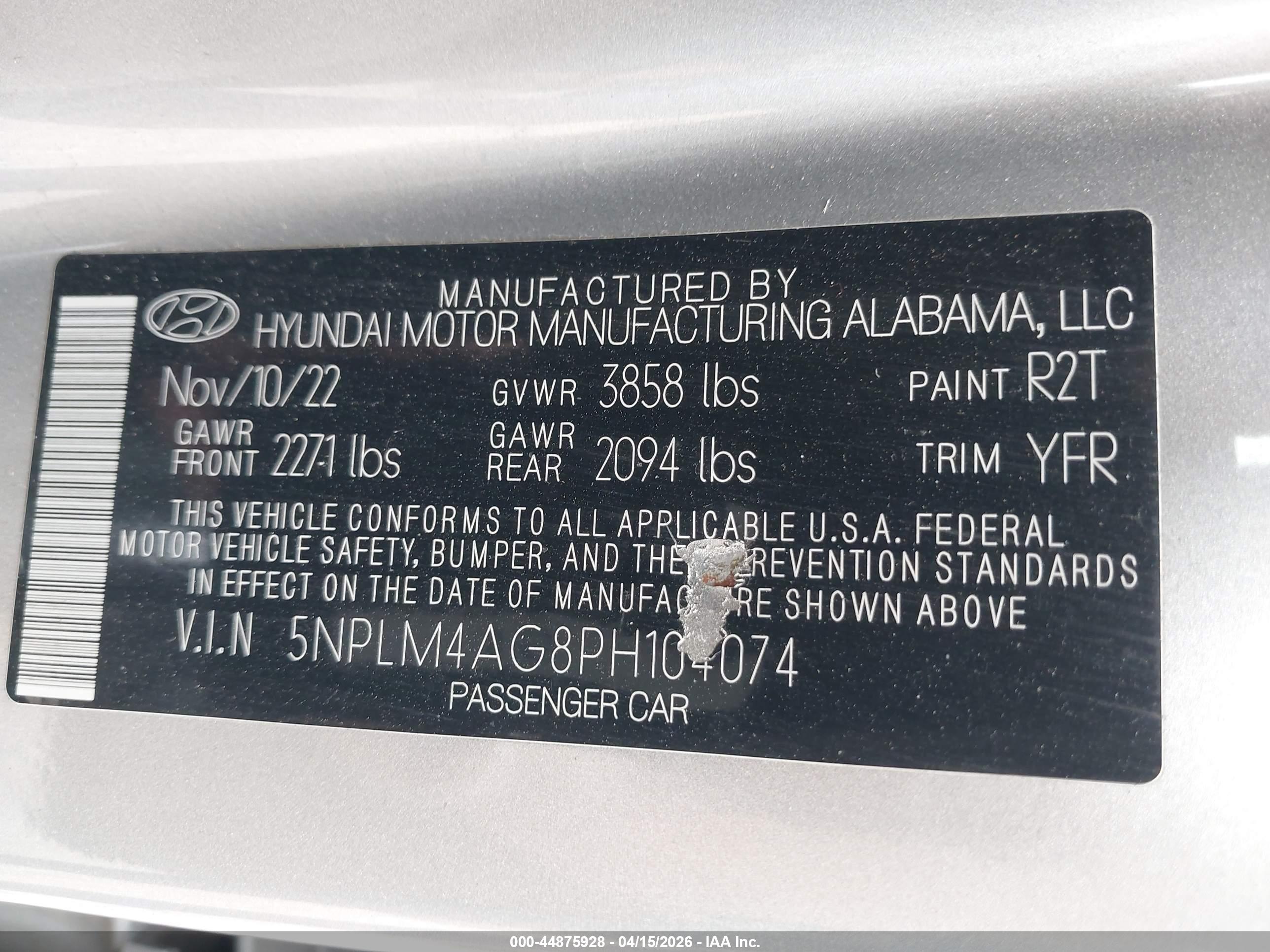 HYUNDAI ELANTRA image 9