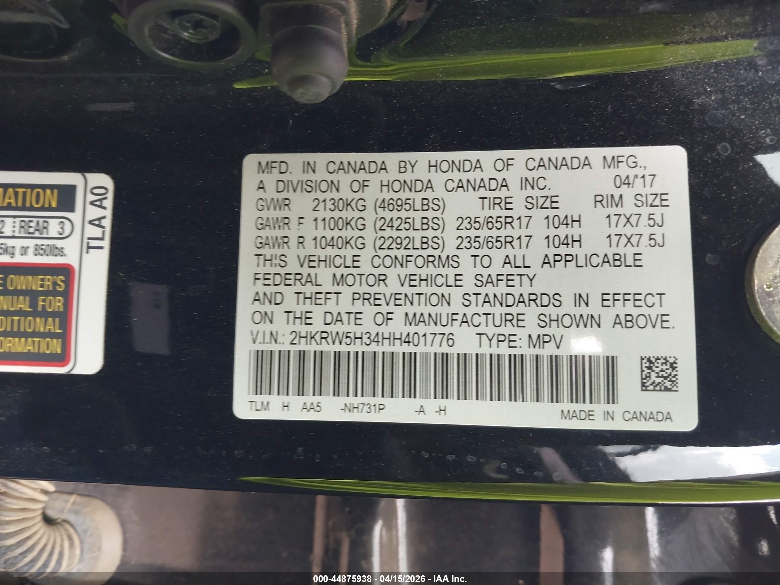 HONDA CR-V image 9