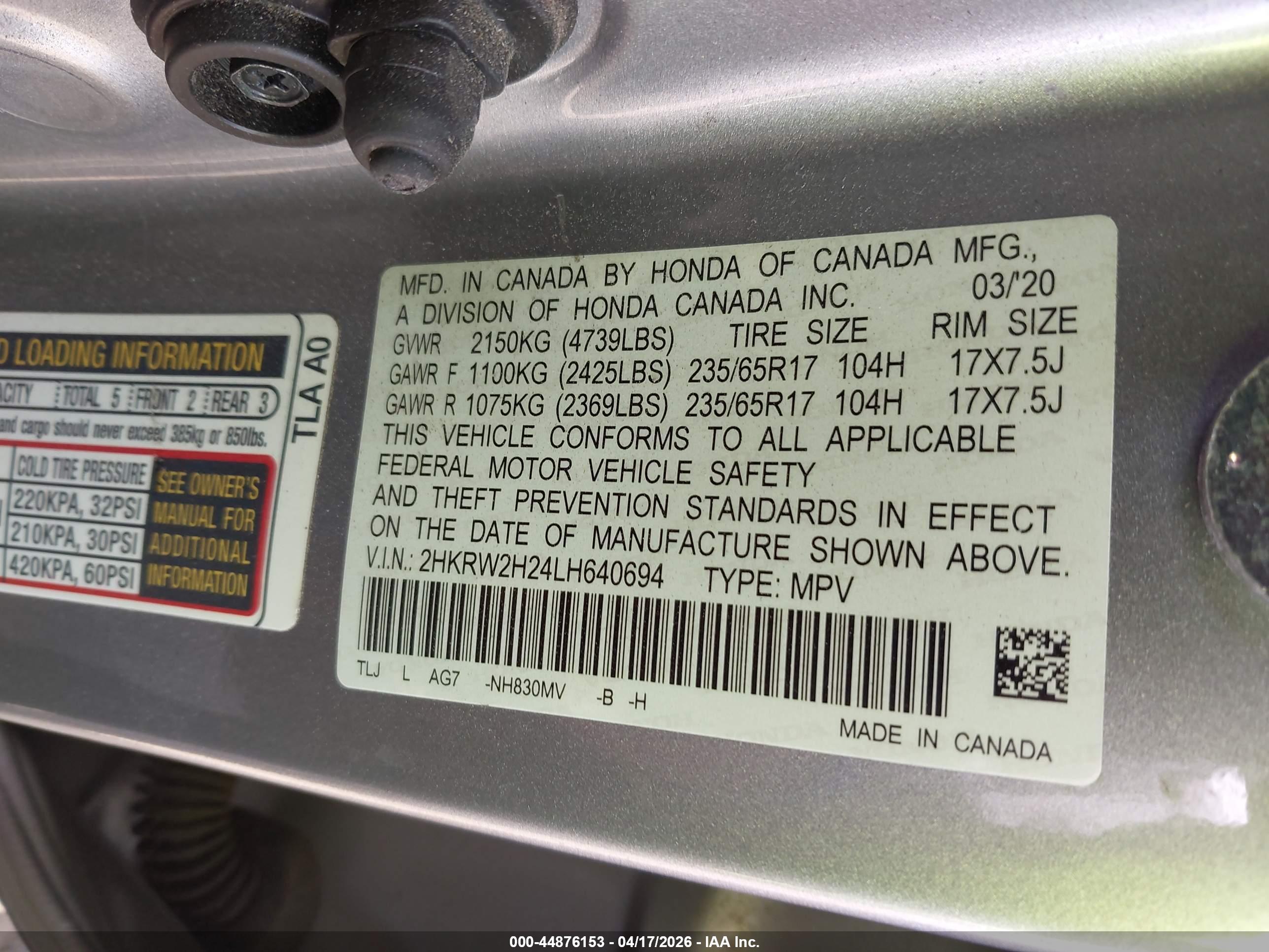 HONDA CR-V image 9