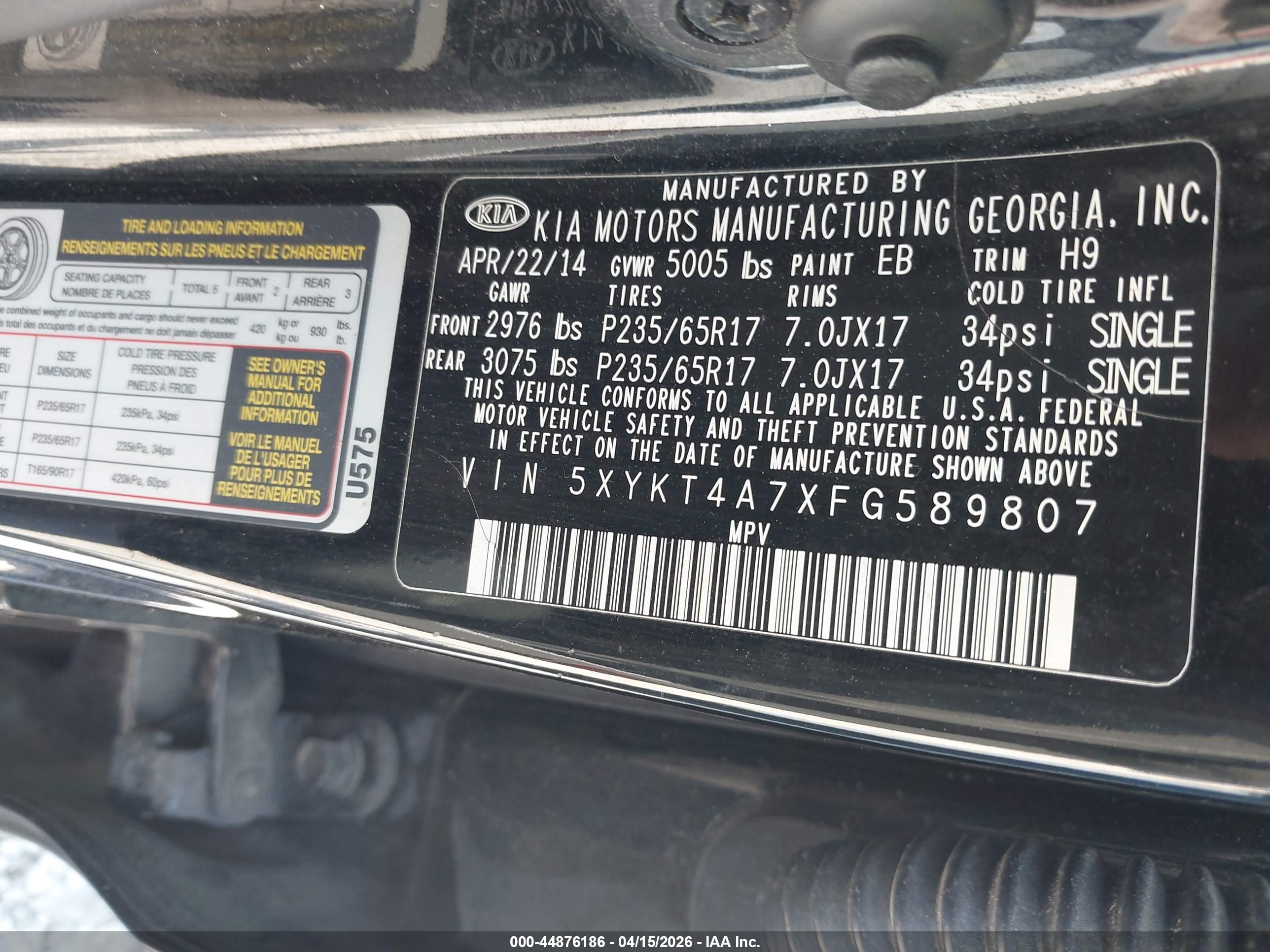 KIA SORENTO image 9