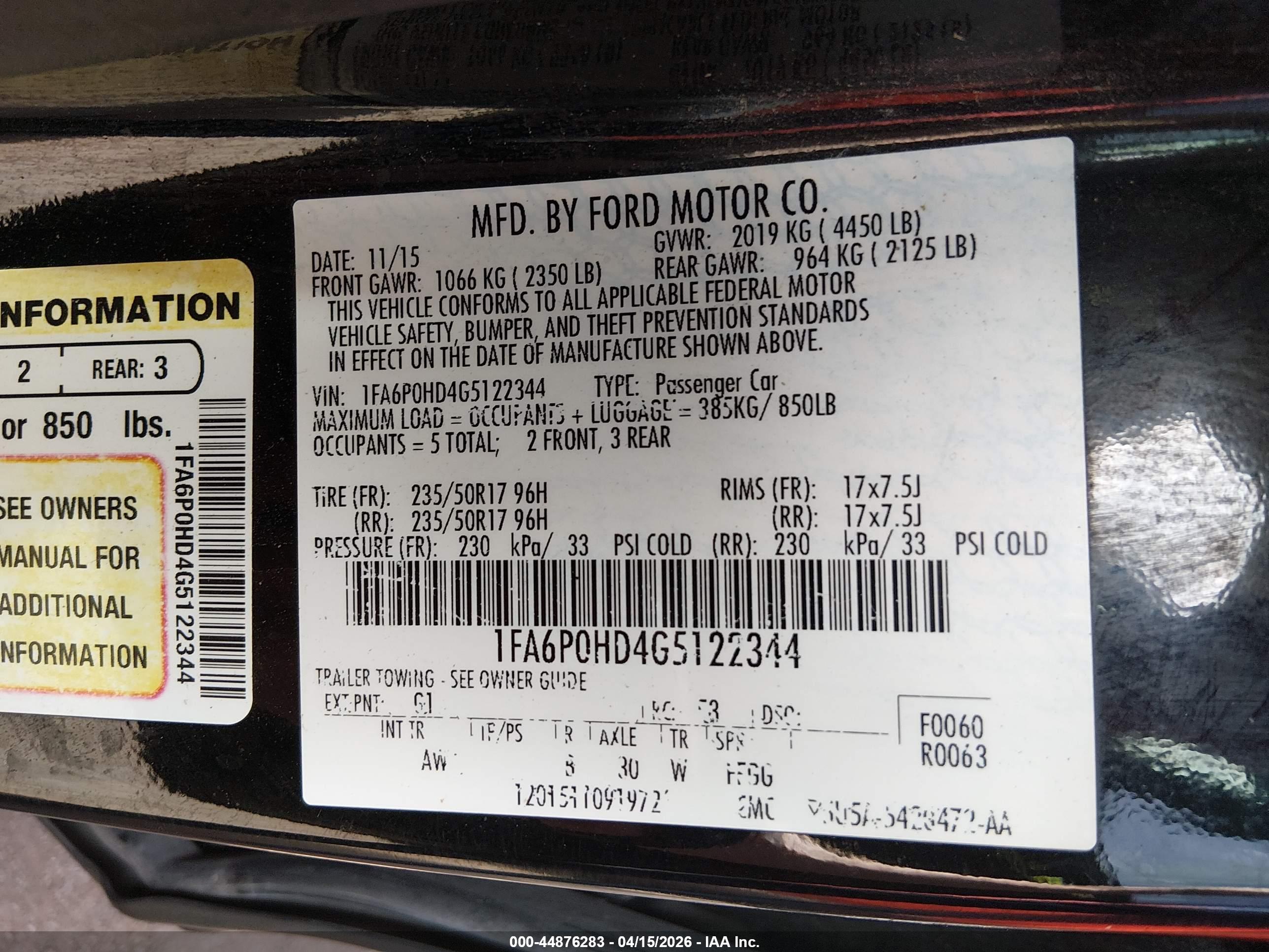 FORD FUSION image 9