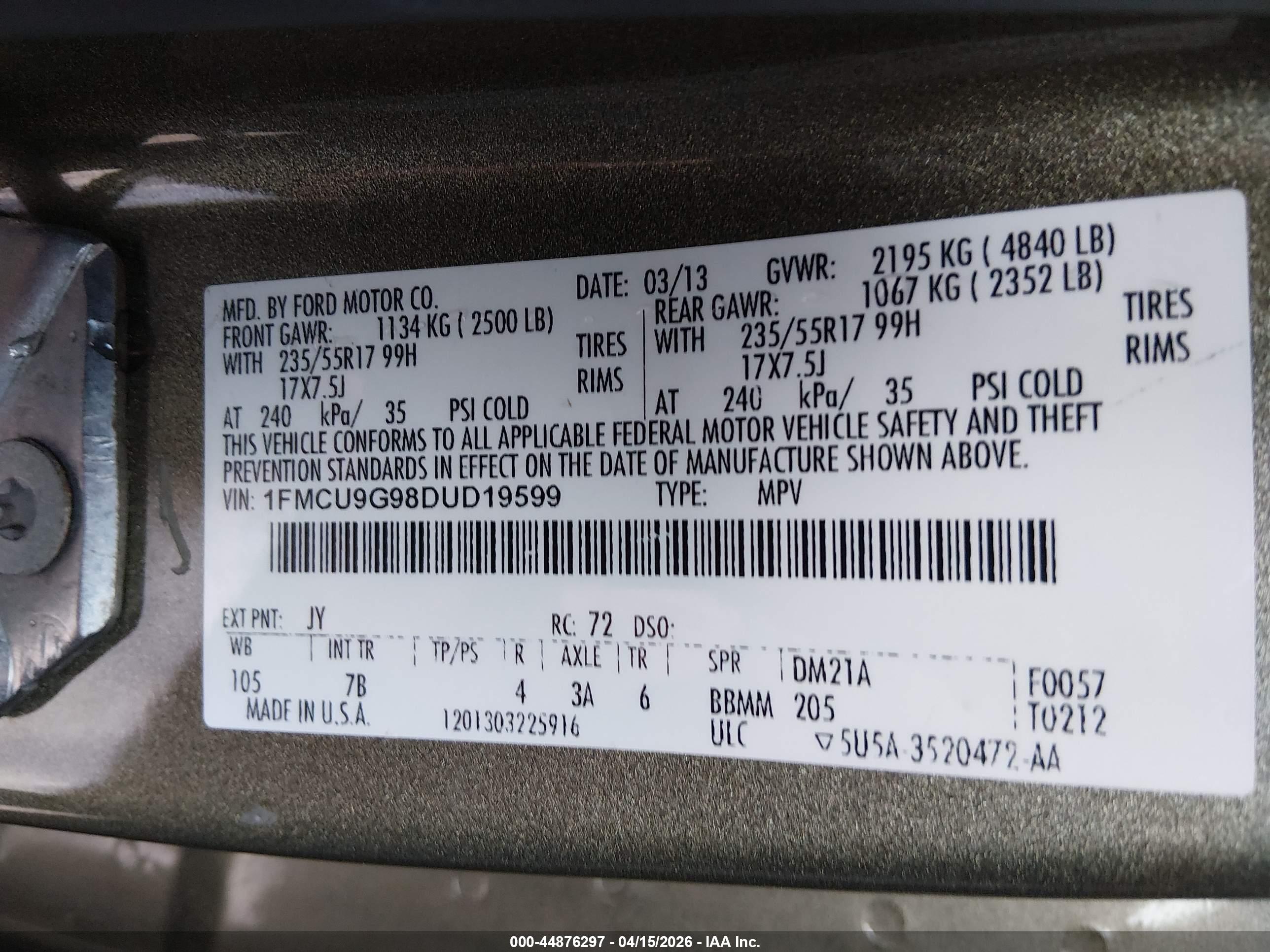 FORD ESCAPE image 9
