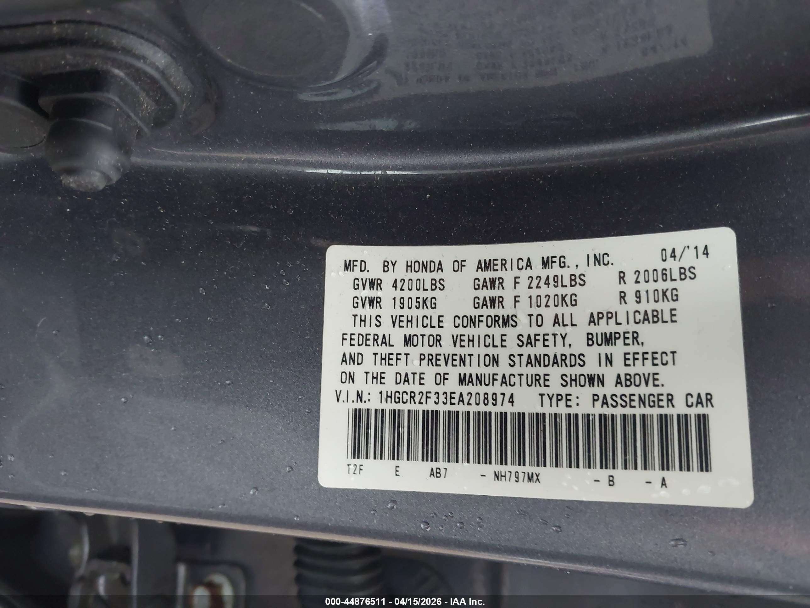 HONDA ACCORD image 9
