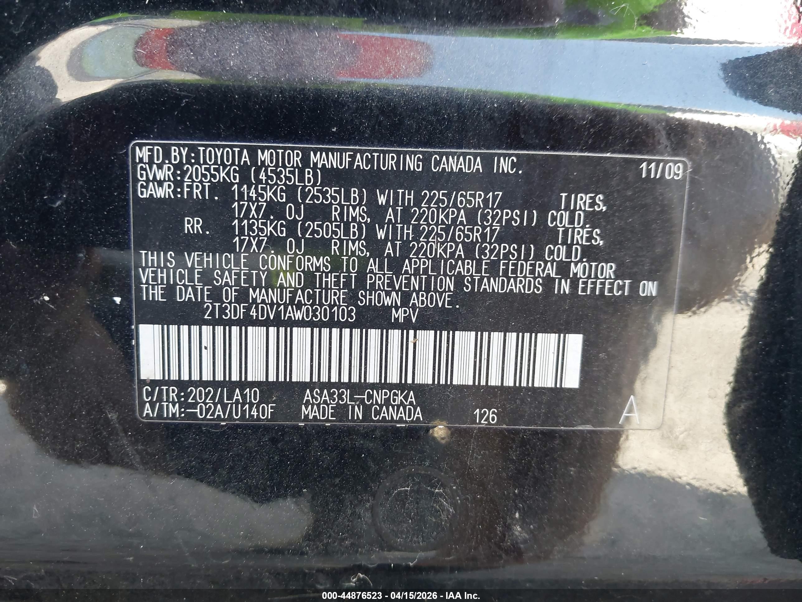 TOYOTA RAV4 image 9