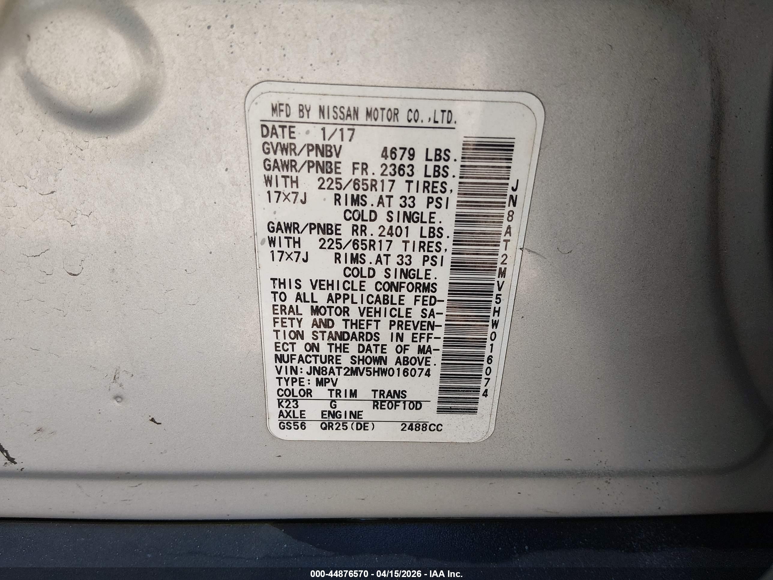 NISSAN ROGUE image 9