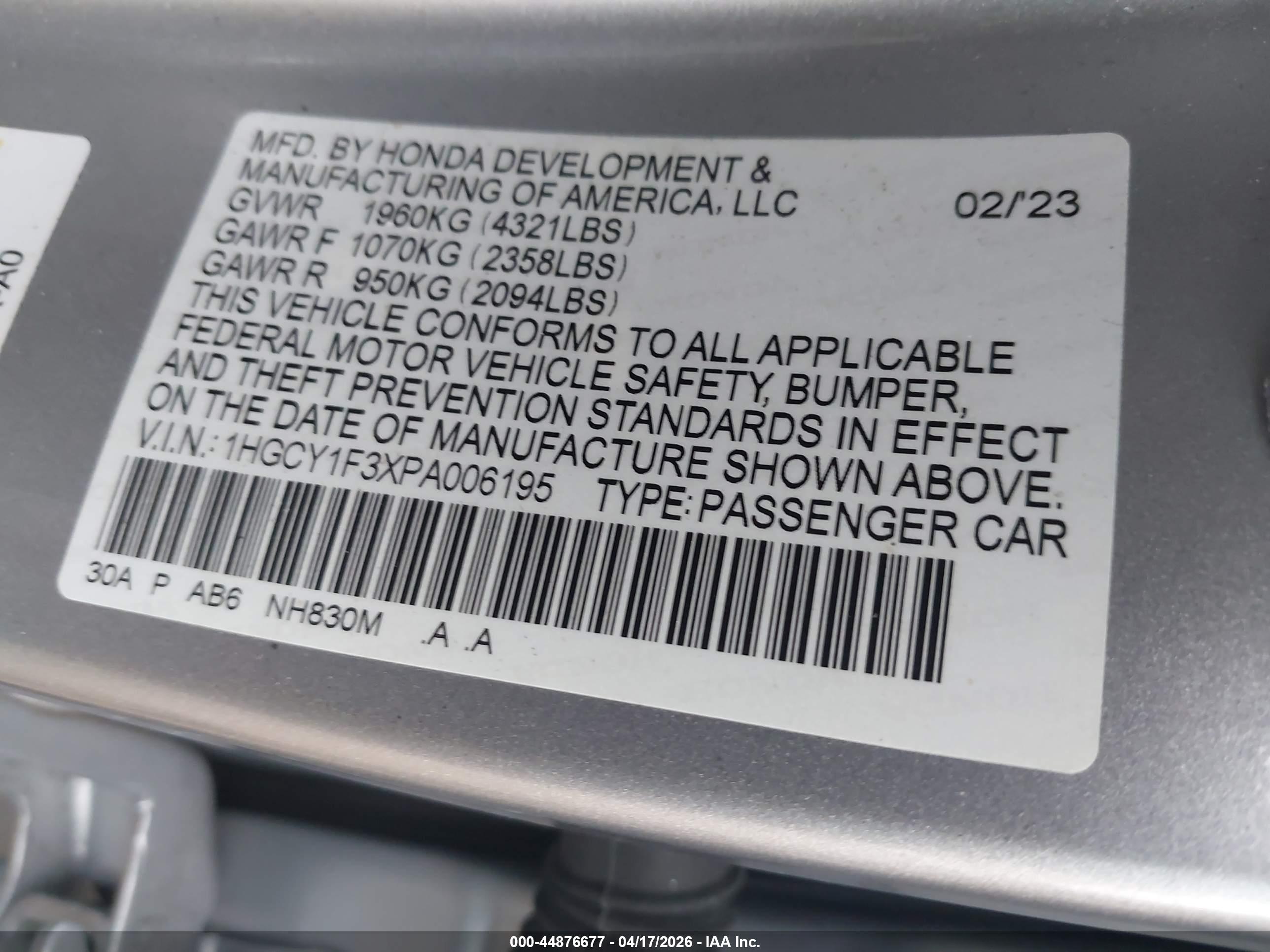 HONDA ACCORD image 9
