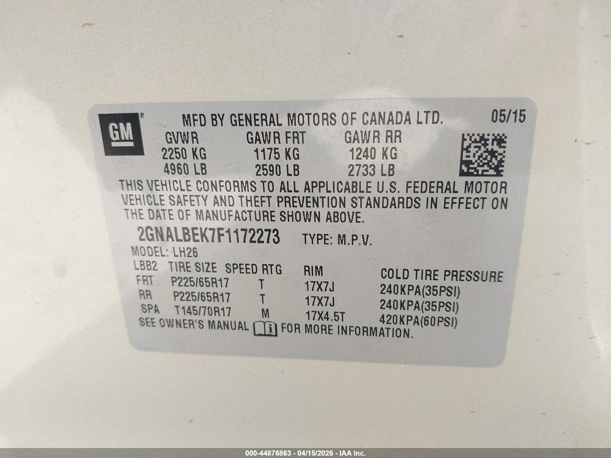 CHEVROLET EQUINOX image 9
