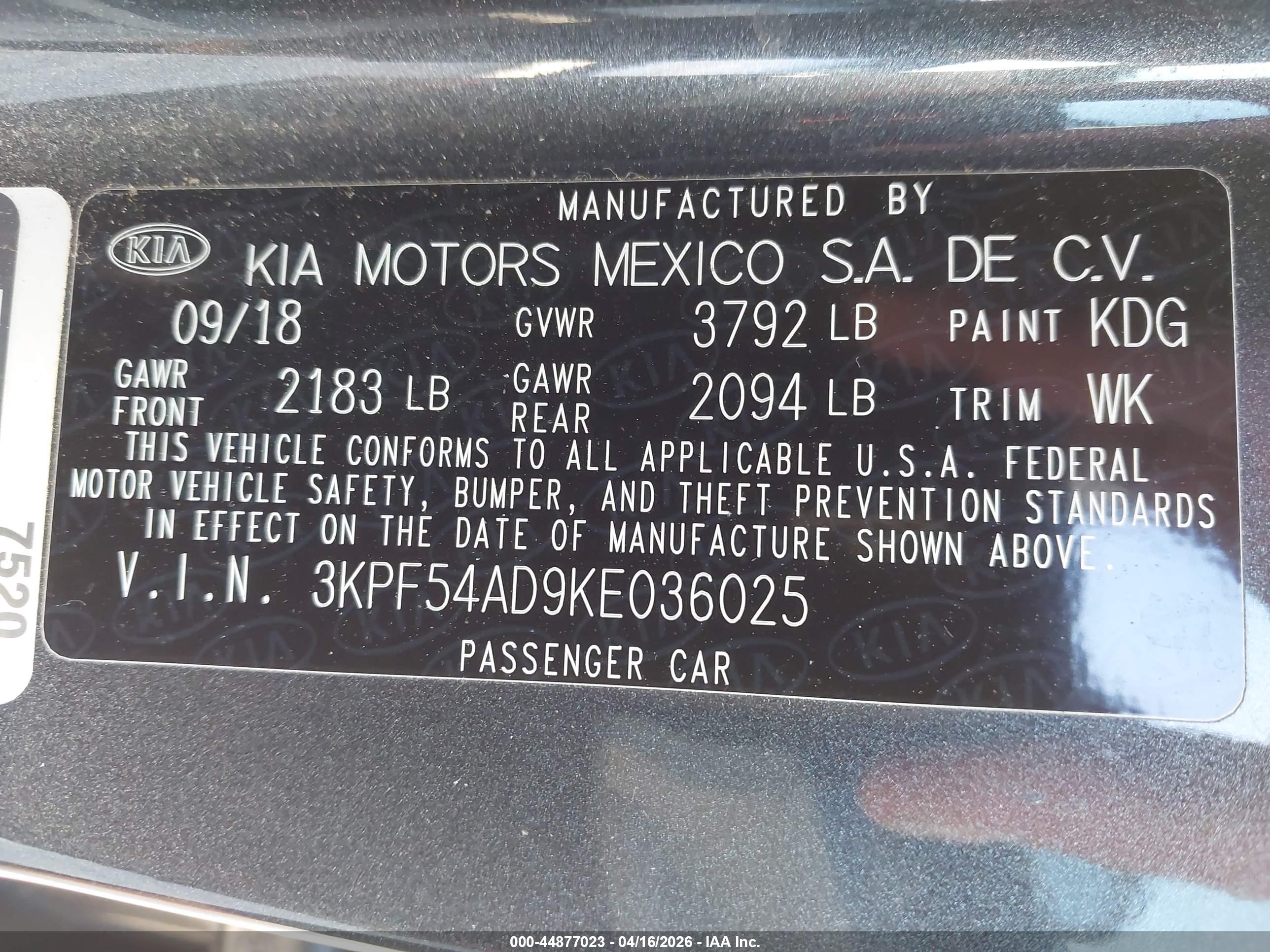 KIA FORTE image 9