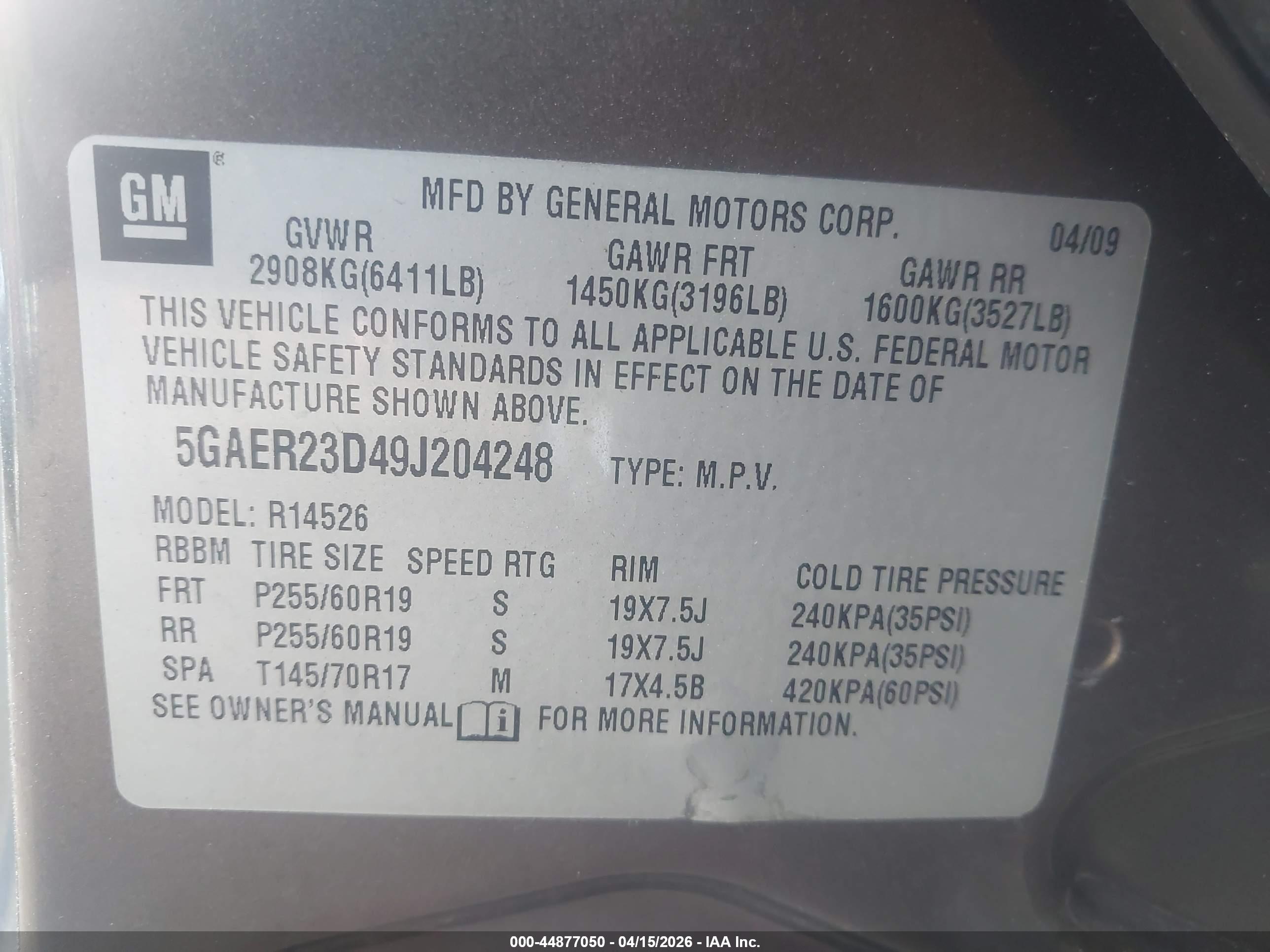 BUICK ENCLAVE image 9