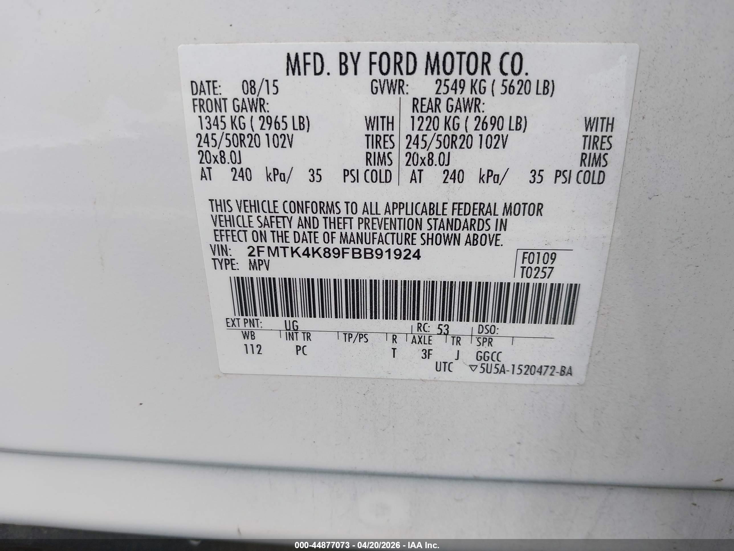 FORD EDGE image 9